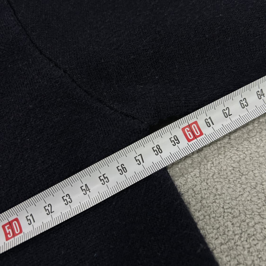 커버낫 플라워 자수 네이비 니트 XL 상품이미지5