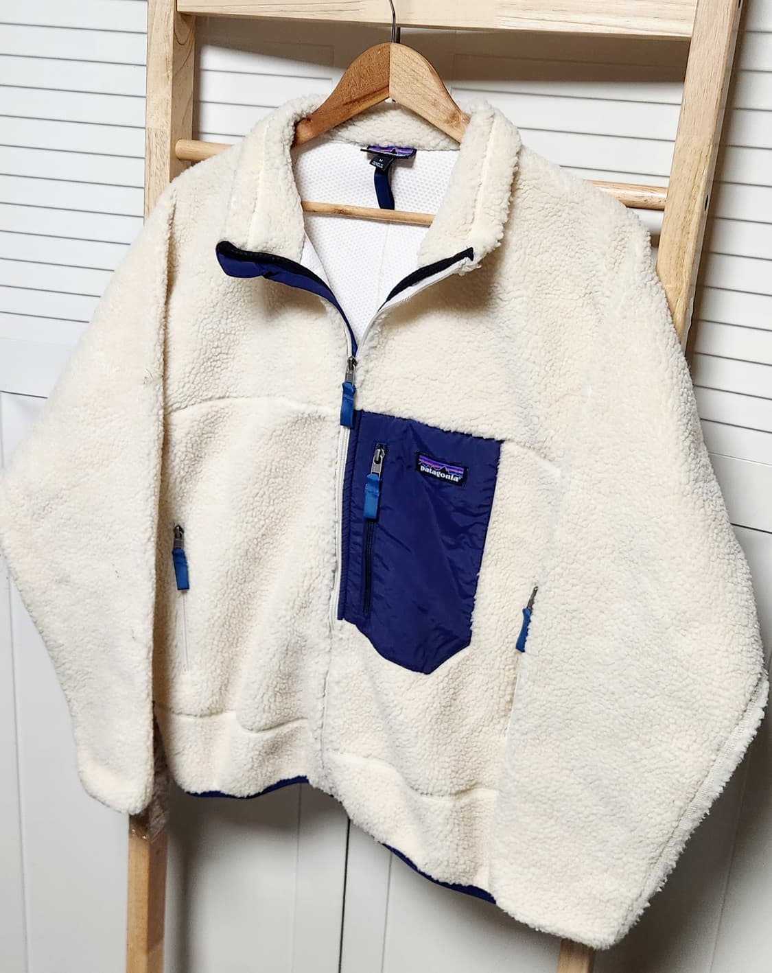 파타고니아 레트로 아이보리 후리스 플러스 자켓 상품이미지3