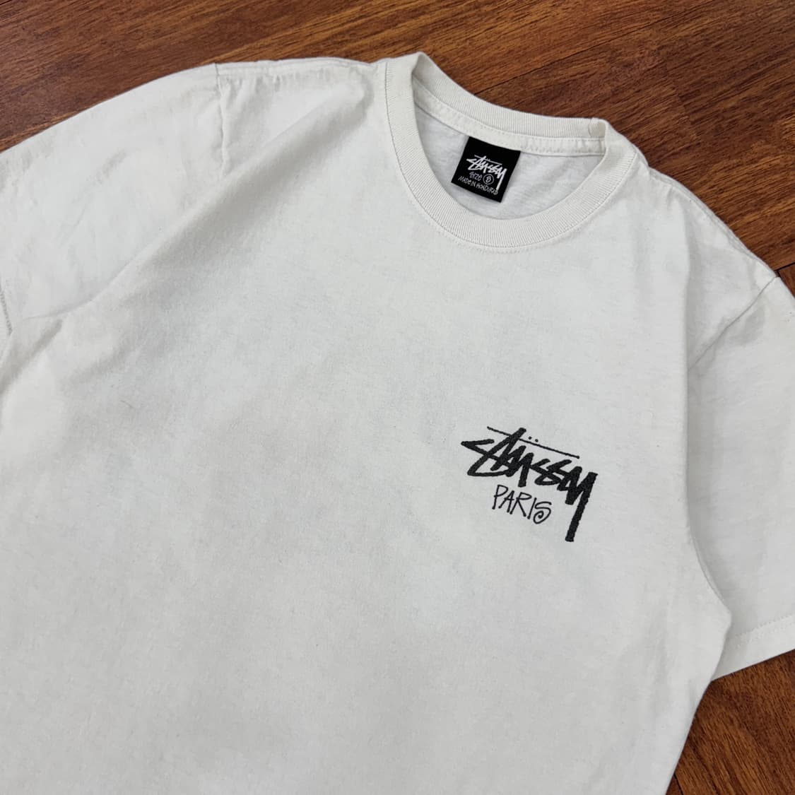 S Stussy 스투시 paris 빅로고 반팔 티셔츠  상품이미지4