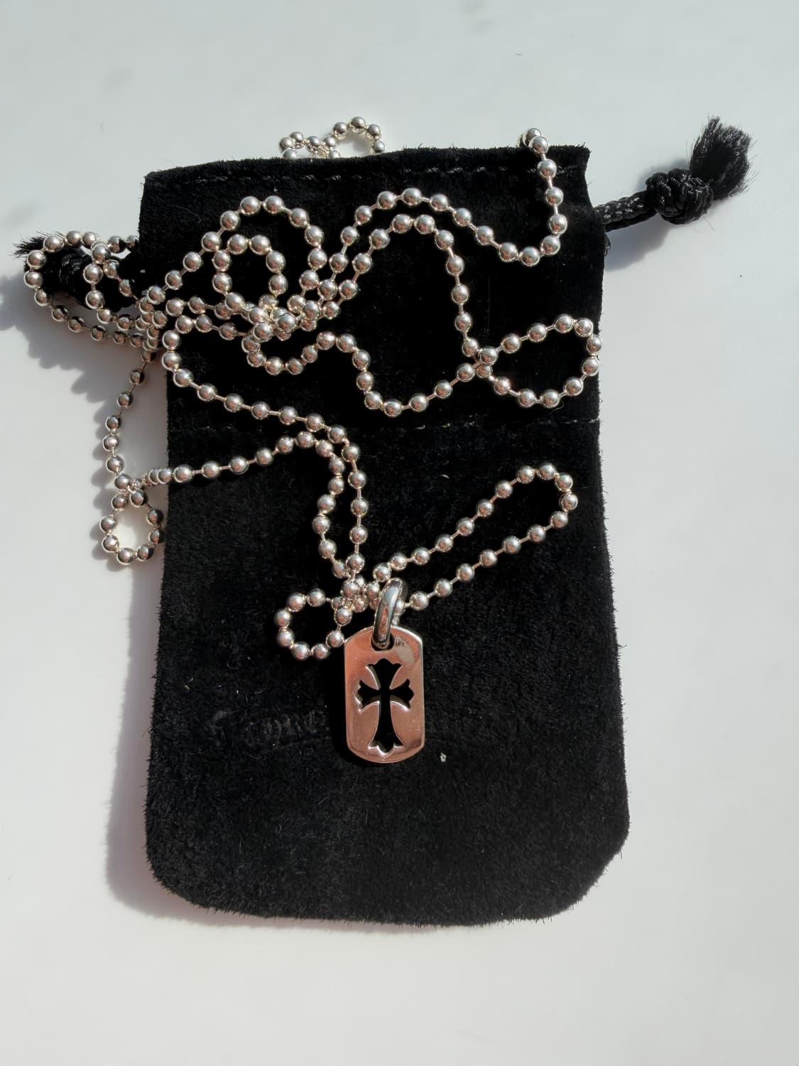 크롬하츠 실버 다이아 파베 새상품 상품이미지6