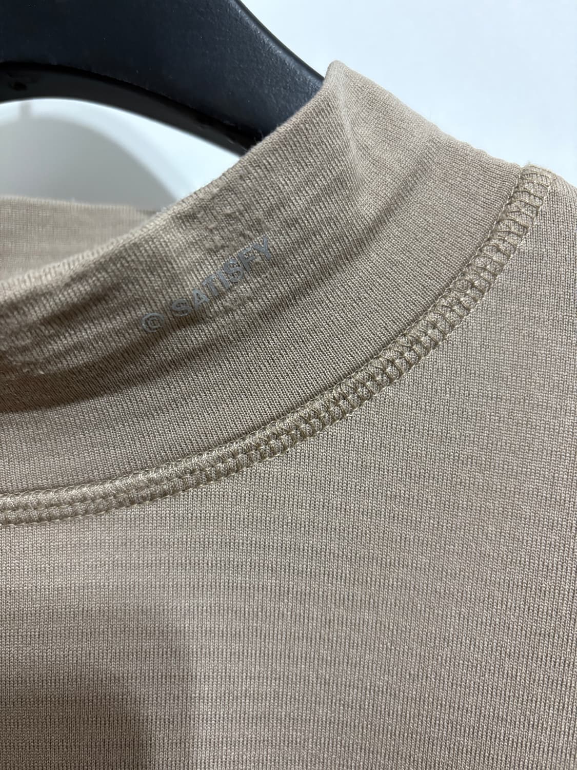 세티스파이 / 립스탑 트림 고스트플리스 모크넥 롱티 데저트 토프 / 4 상품이미지3