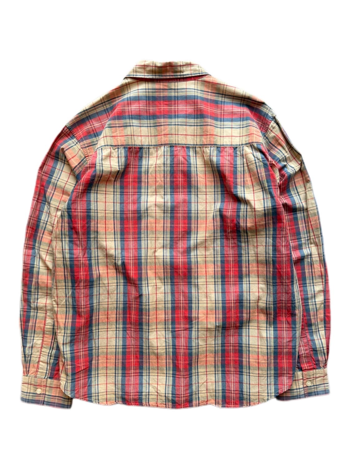 90s 스투시 체크셔츠 L(XL) 상품이미지2