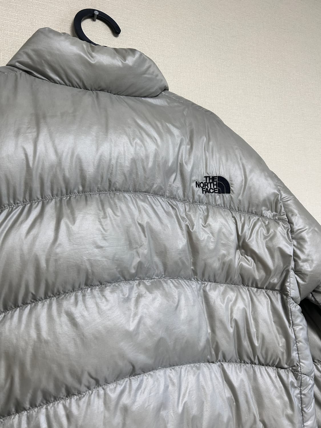 [XL] 노스페이스 집인집 아콘카구아 경량 패딩 클레이 그레이 상품이미지4