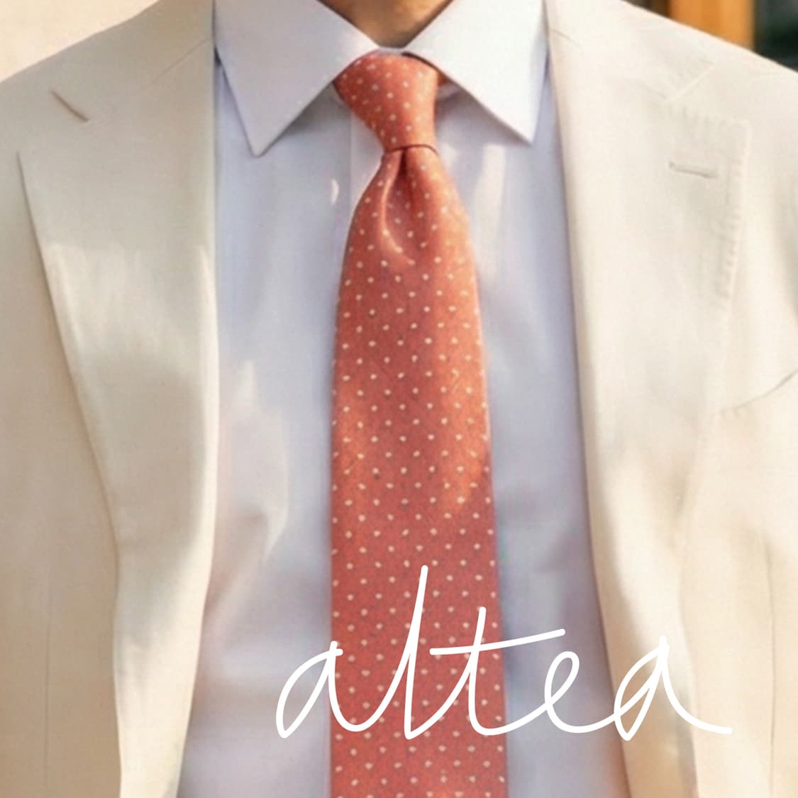 알테아 실크 오렌지 도트 넥타이 8.7cm A+등급 A19532
 상품이미지1