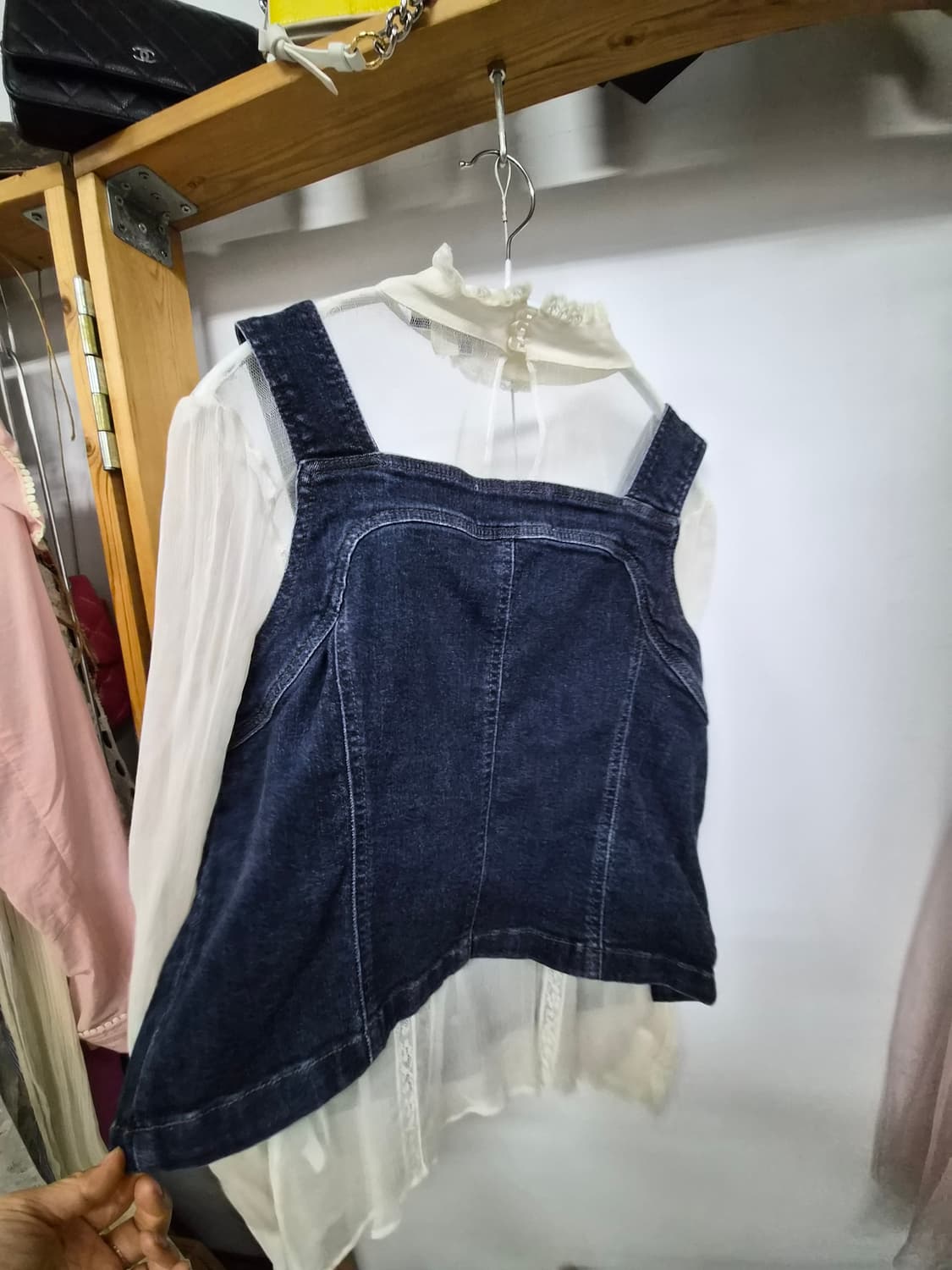 데렉램 10 크로스비 시그니처 데님 뷔스티에 상품이미지4