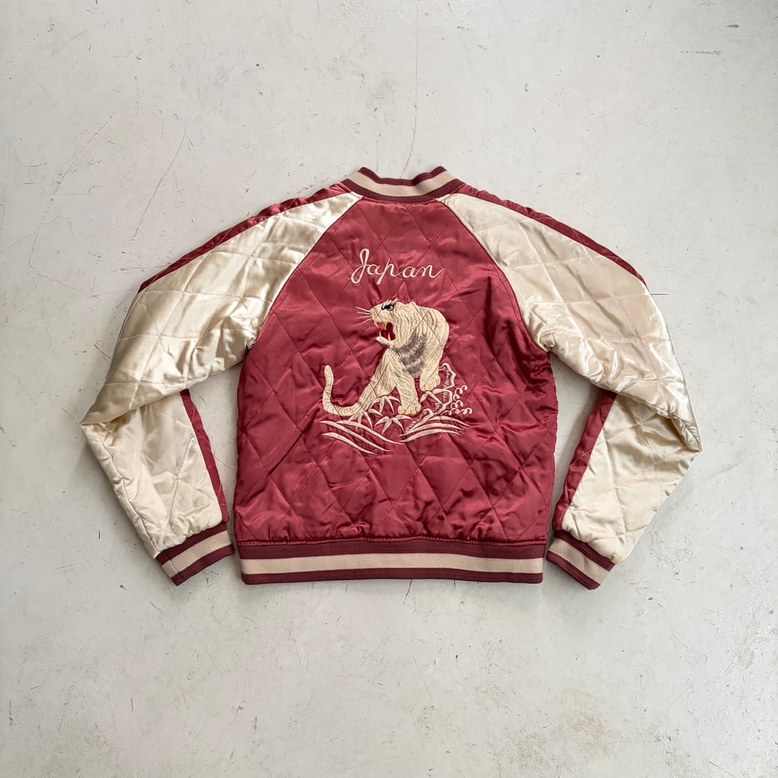 JAPAN 빈티지 리버시블 스카잔 M 상품이미지7