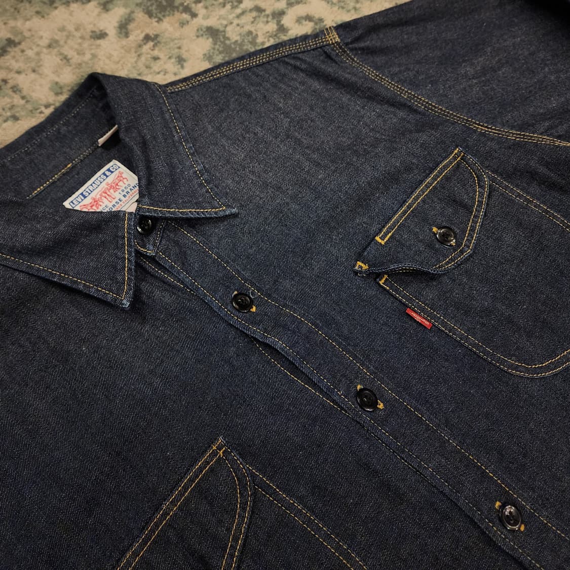 90s 제작 리바이스 데님셔츠 상품이미지4