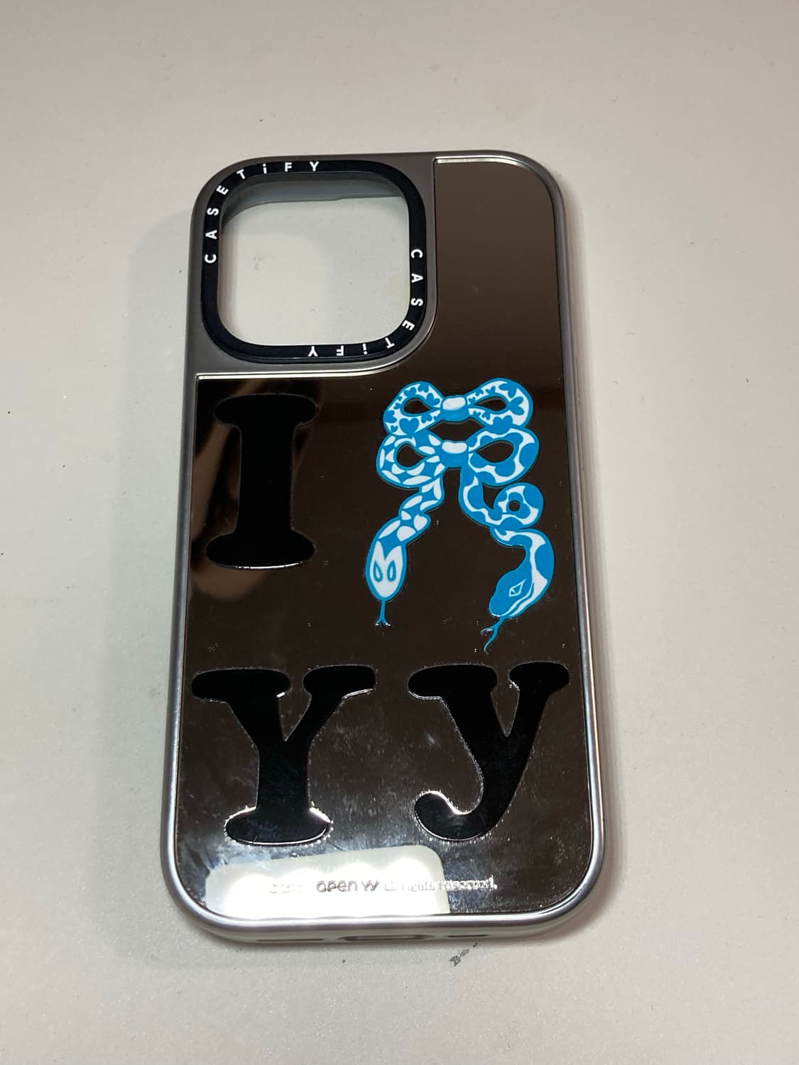 케이스티파이 x 오픈 Yy 아이폰16프로 맥세이프 실버 미러 상품이미지2