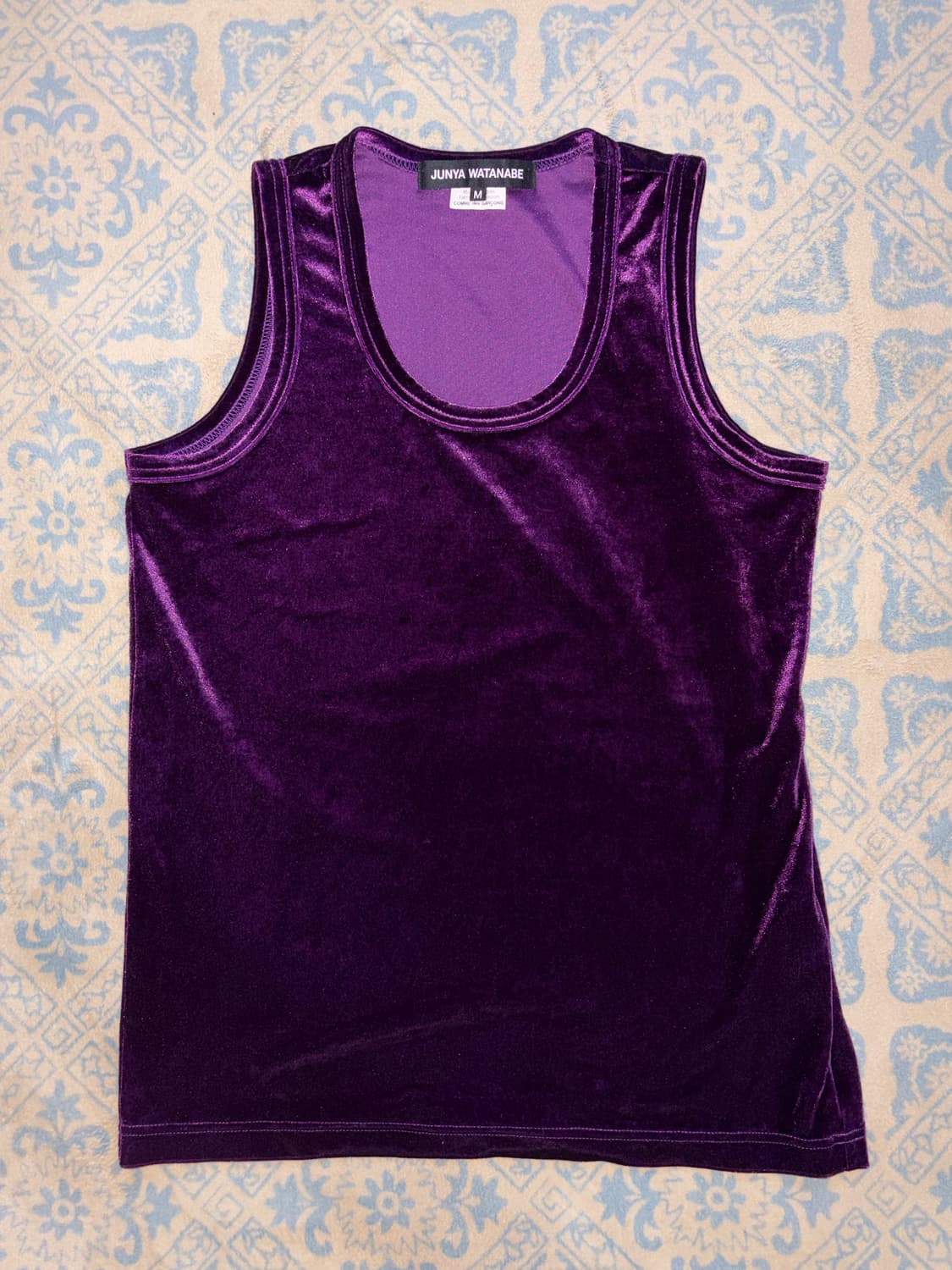 junya watanabe velvet sleeveless top 상품이미지1