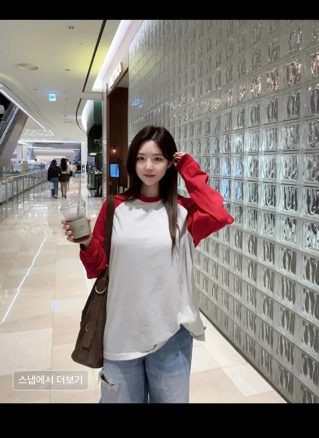 이스트게이트 헤리티지 래글런 롱슬리브 버건디 L 새상품 상품이미지5