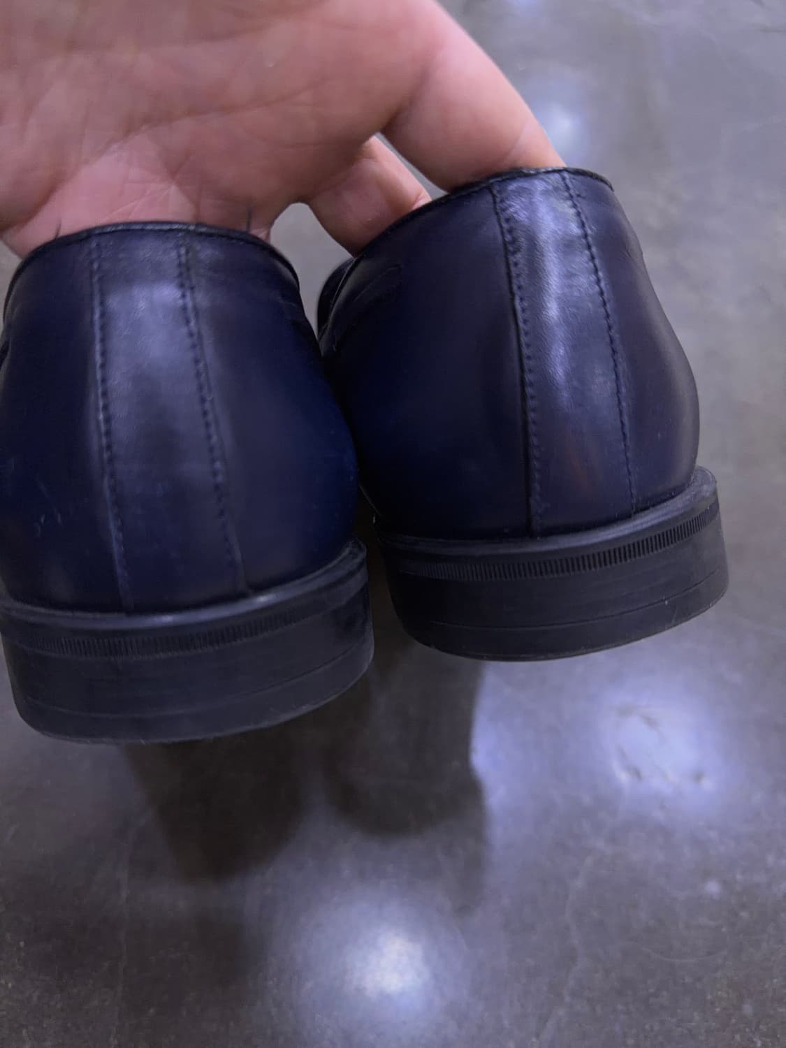 듀칼스 U팁 태슬로퍼 다크 블루 네이비 슈즈 43 상품이미지8