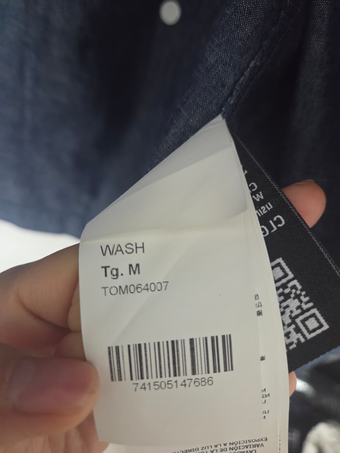 스톤아일랜드 데님 집업 자켓 M 상품이미지3