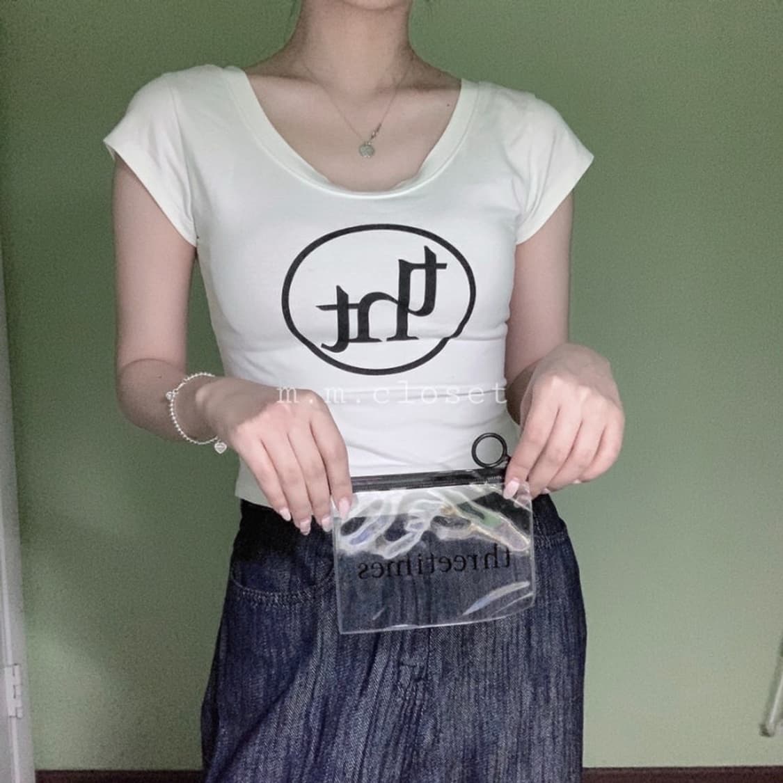 쓰리타임즈 빅로고 티셔츠 상품이미지3