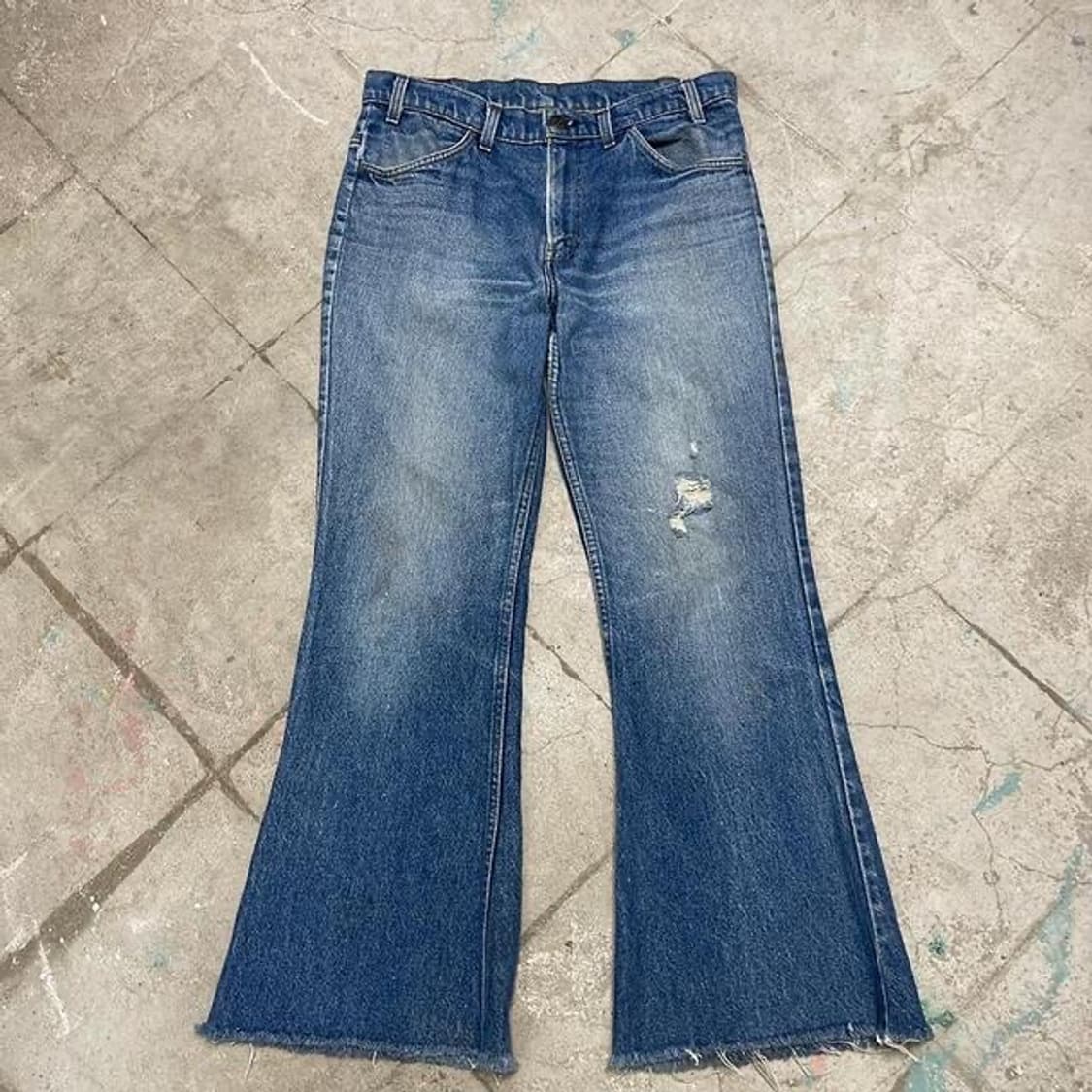 70's 리바이스 684 벨바텀 플레어 진 (32) 상품이미지6