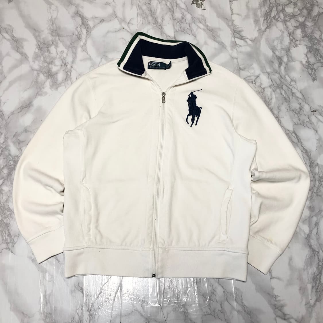 폴로 랄프로렌 빅포니 집업 자켓 화이트 상품이미지2
