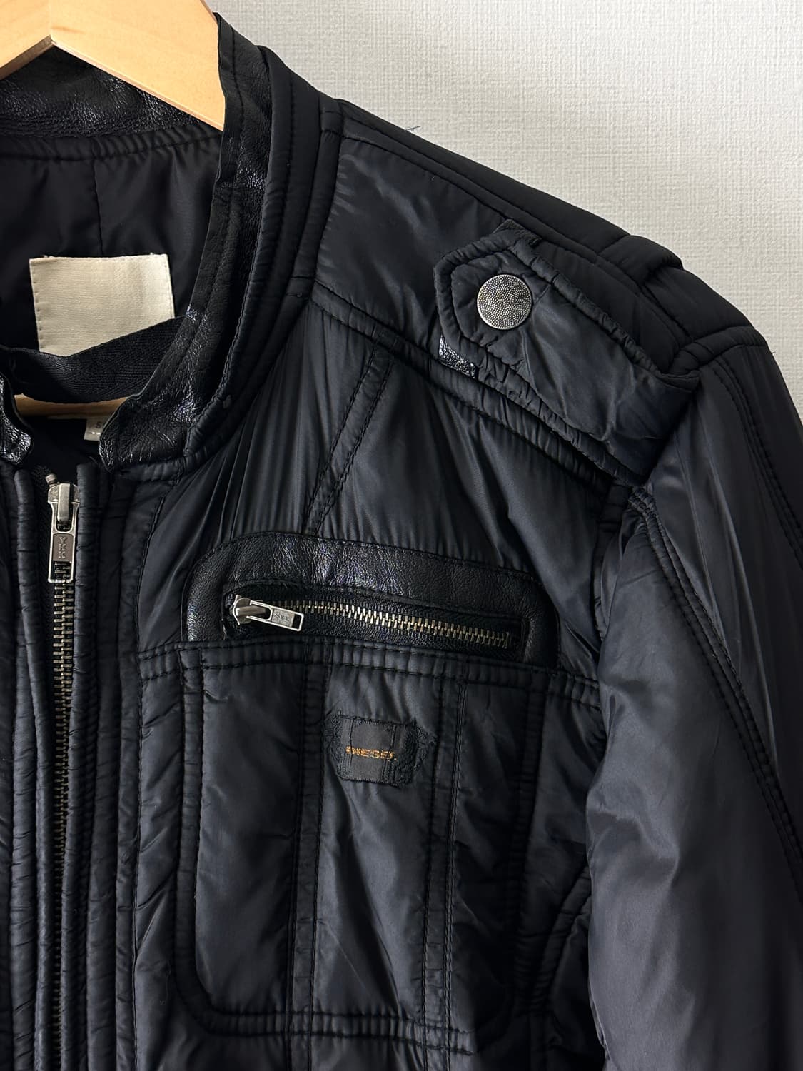 DIesel 소프트 패디드 바이커 자켓 상품이미지9