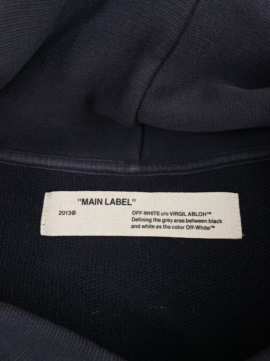 [L] 오프화이트 카라바조 프린팅 에로우 후드 오버핏 상품이미지6