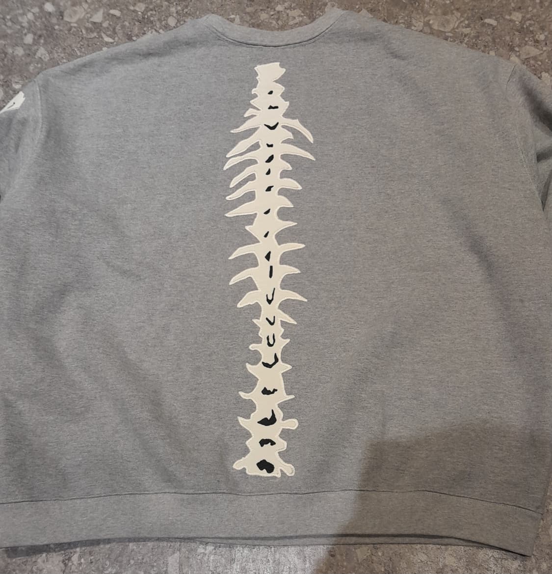 💥블랙아웃 본 헤비스웻셔츠 에쉬그레이 (XL)  상품이미지10