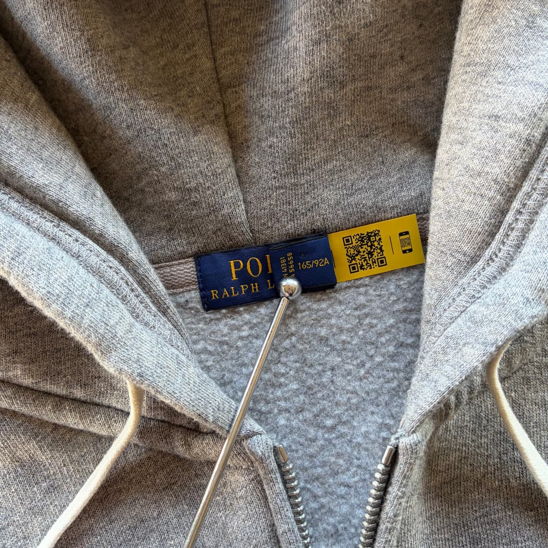 [M]폴로 랄프로렌 그레이 기모 후드집업  상품이미지7