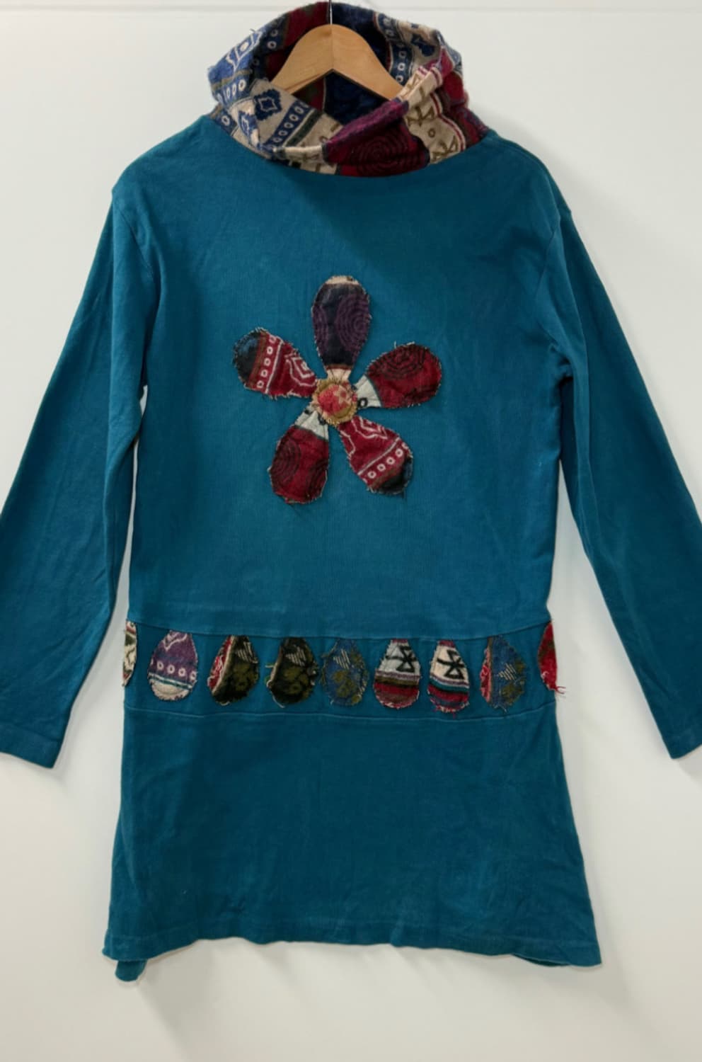 히피 에스닉 블루 롱슬리브 상품이미지1