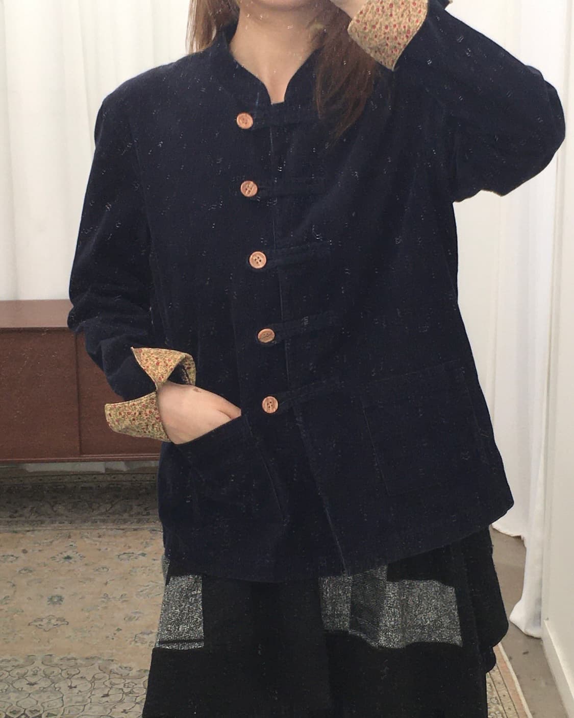 네이비 골덴 자켓 상품이미지5