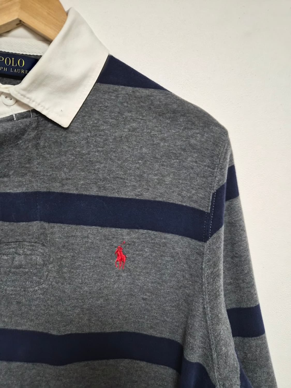 폴로Polo 럭비 카라 티셔츠 M사이즈 - T30 상품이미지3