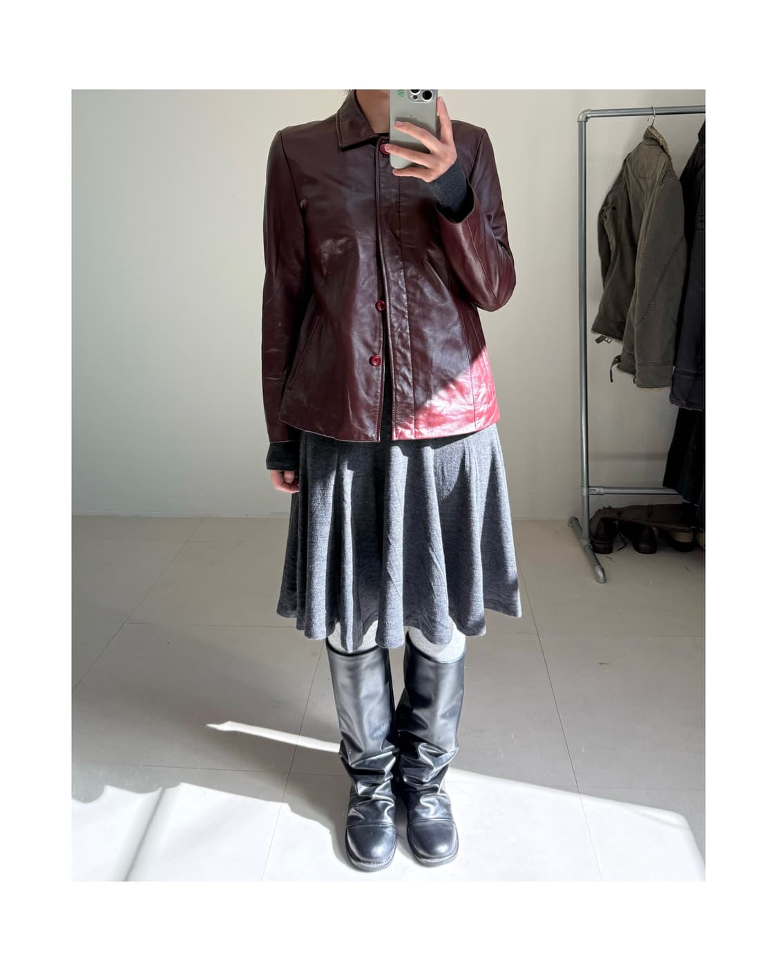 빈티지 양가죽 자켓 상품이미지8