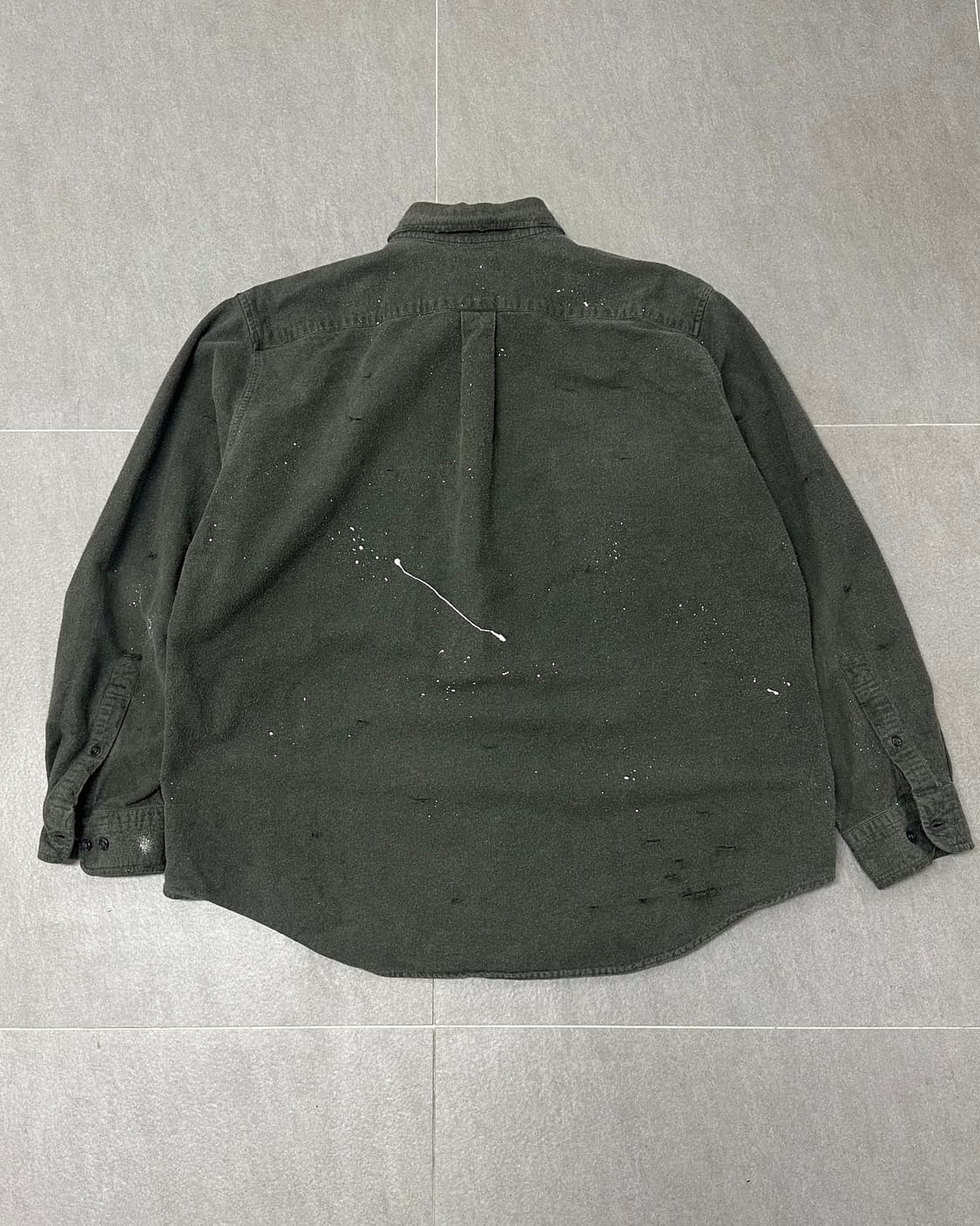 (2XL)빈티지 울 커스텀 셔츠-M2004 상품이미지6