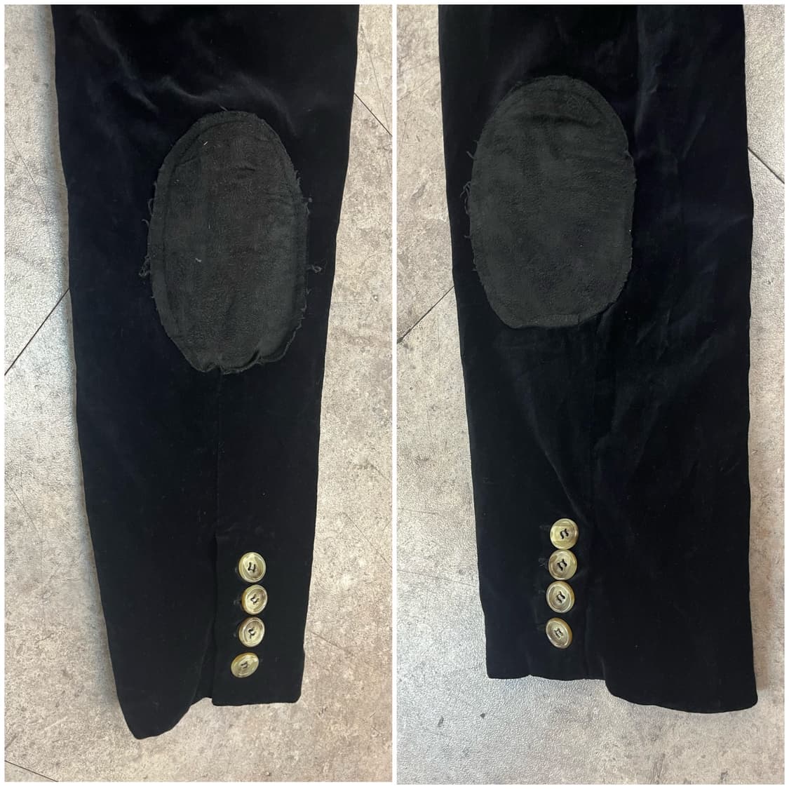 빈티지 벨벳 자켓 블랙 L #csz2141 상품이미지9