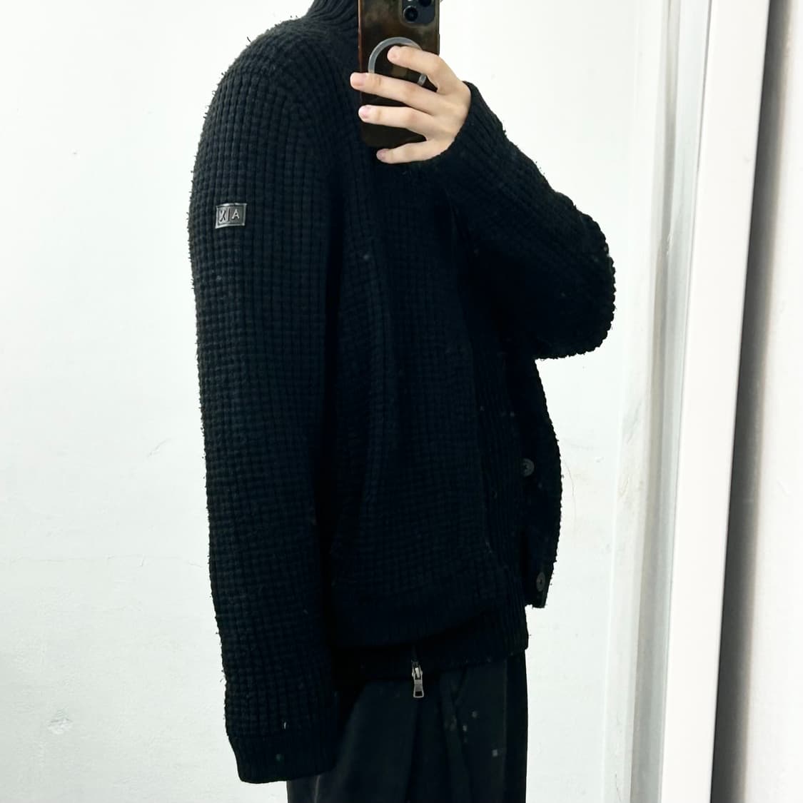 아르마니 익스체인지 니트 자켓 상품이미지3