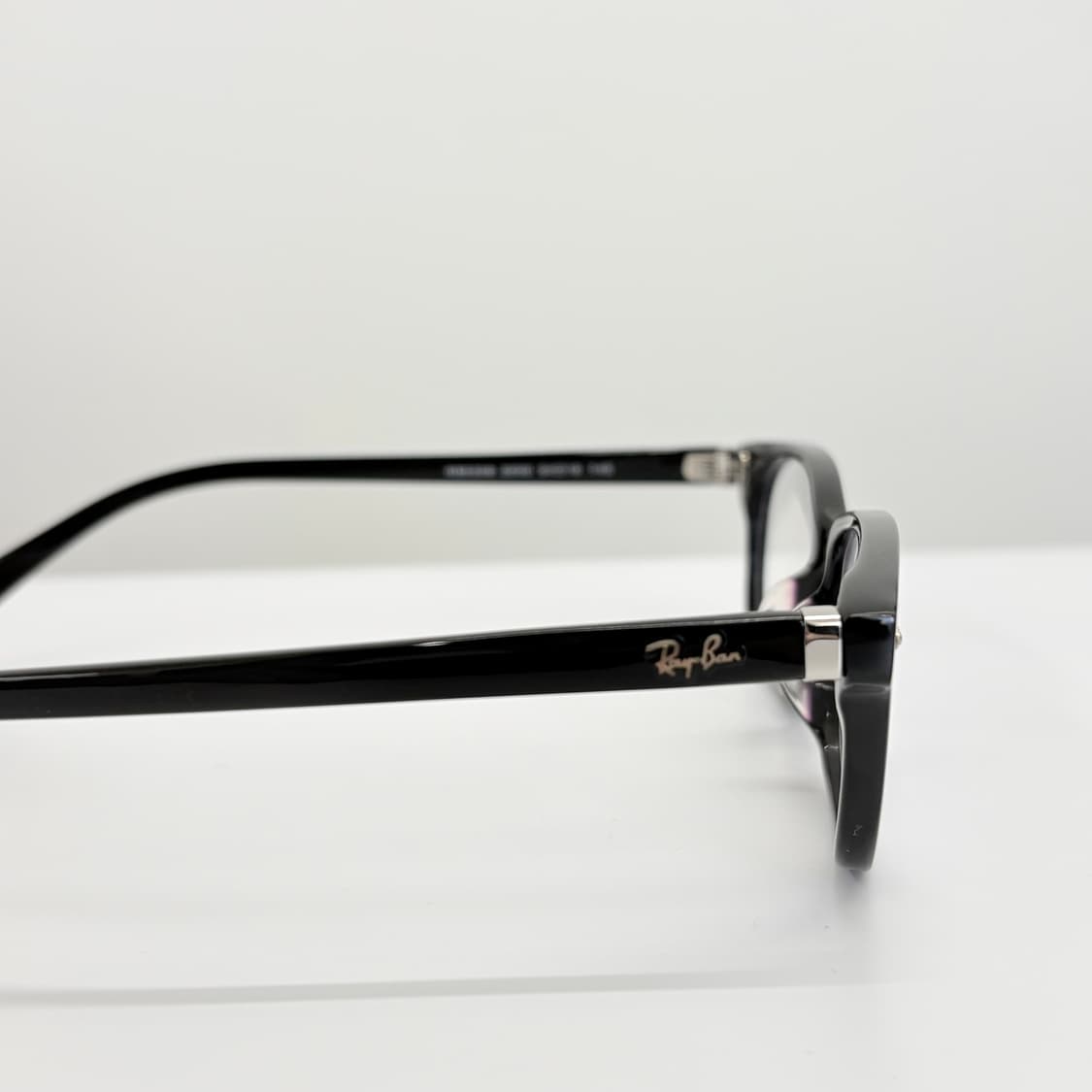 RAYBAN 레이밴 블랙 스퀘어 뿔테 상품이미지5