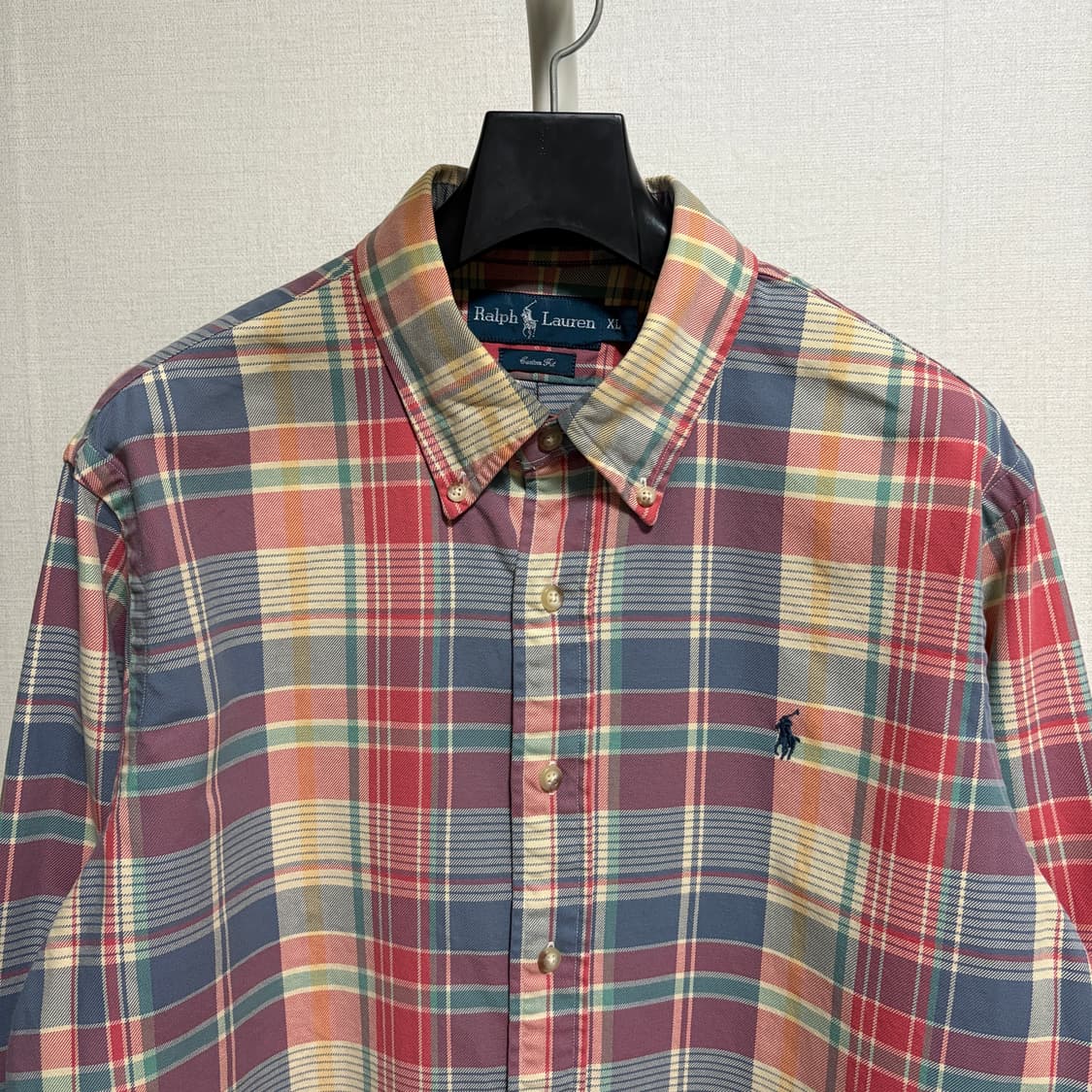 폴로 랄프로렌 커스텀핏 마드라스 체크셔츠 / XL 상품이미지2