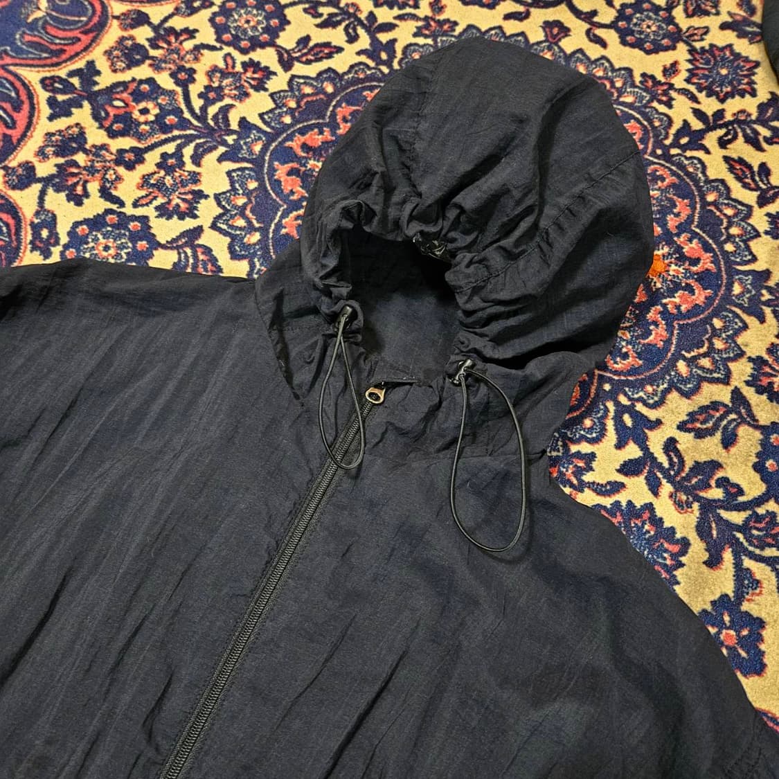 쿠어(COOR) 스트링 후드 투웨이 집업 바람막이 자켓 상품이미지2