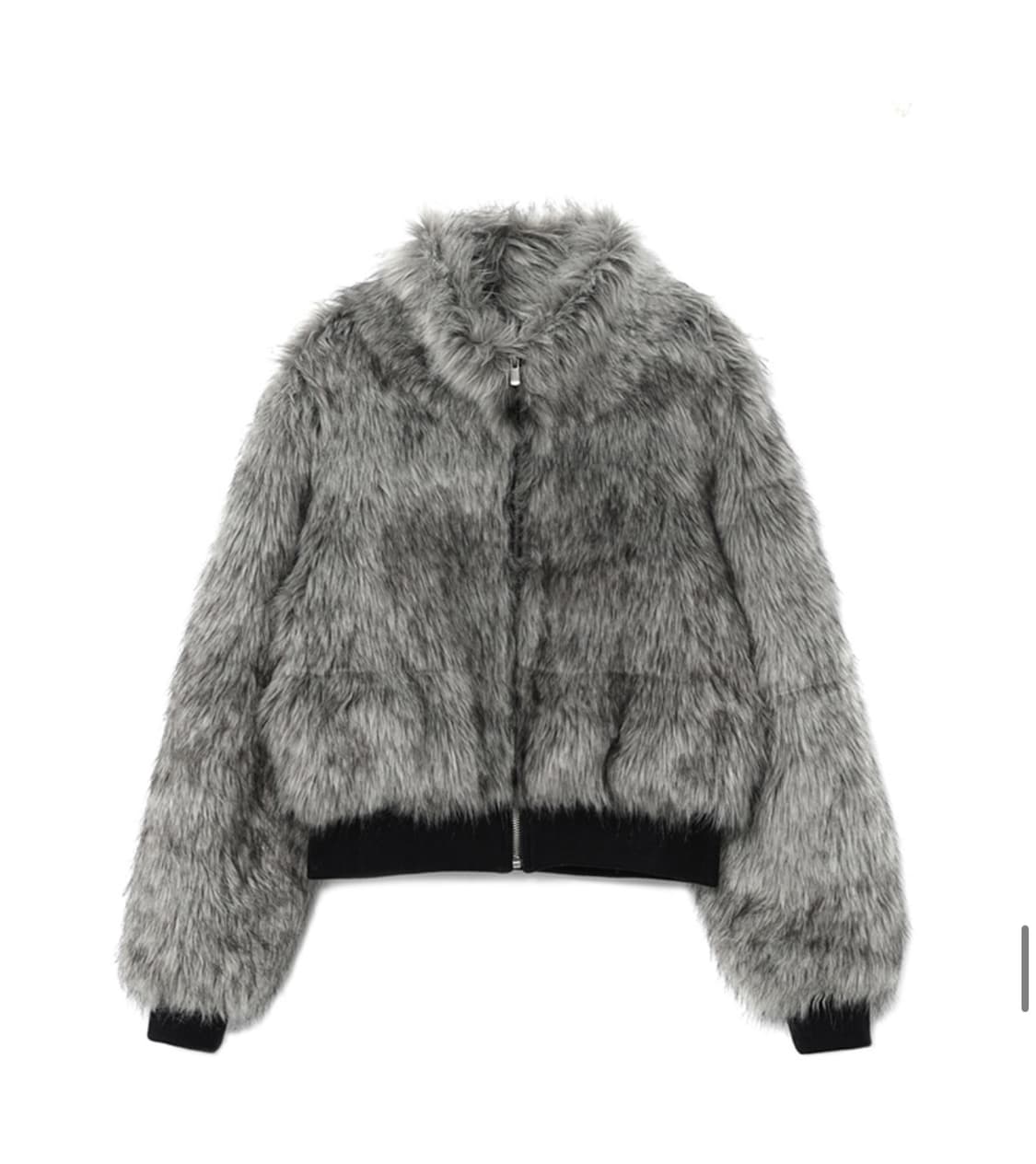 ETMON 하이넥 퍼 집업 자켓  상품이미지3