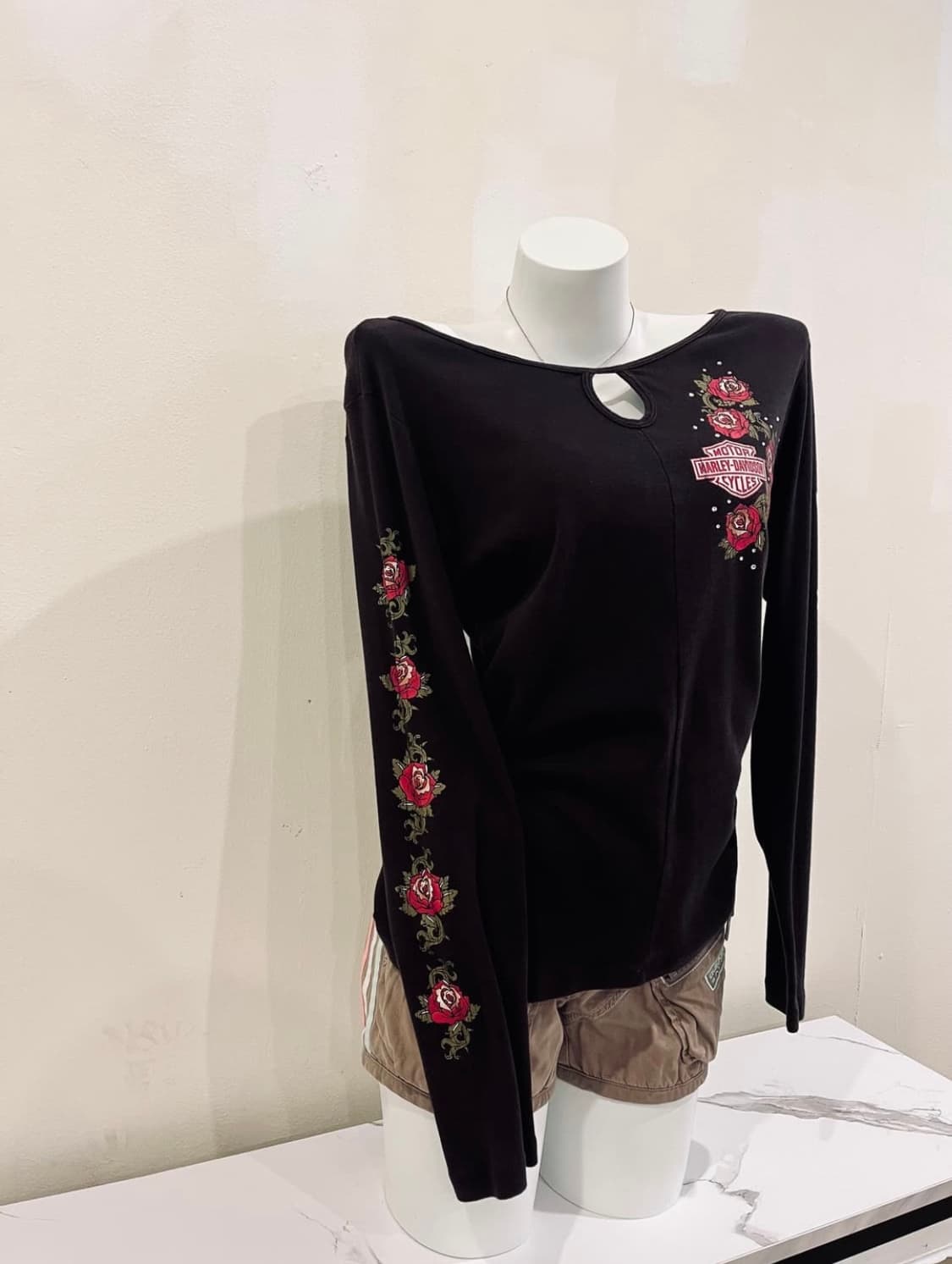 할리데이비슨 로즈 롱슬리브 상품이미지2