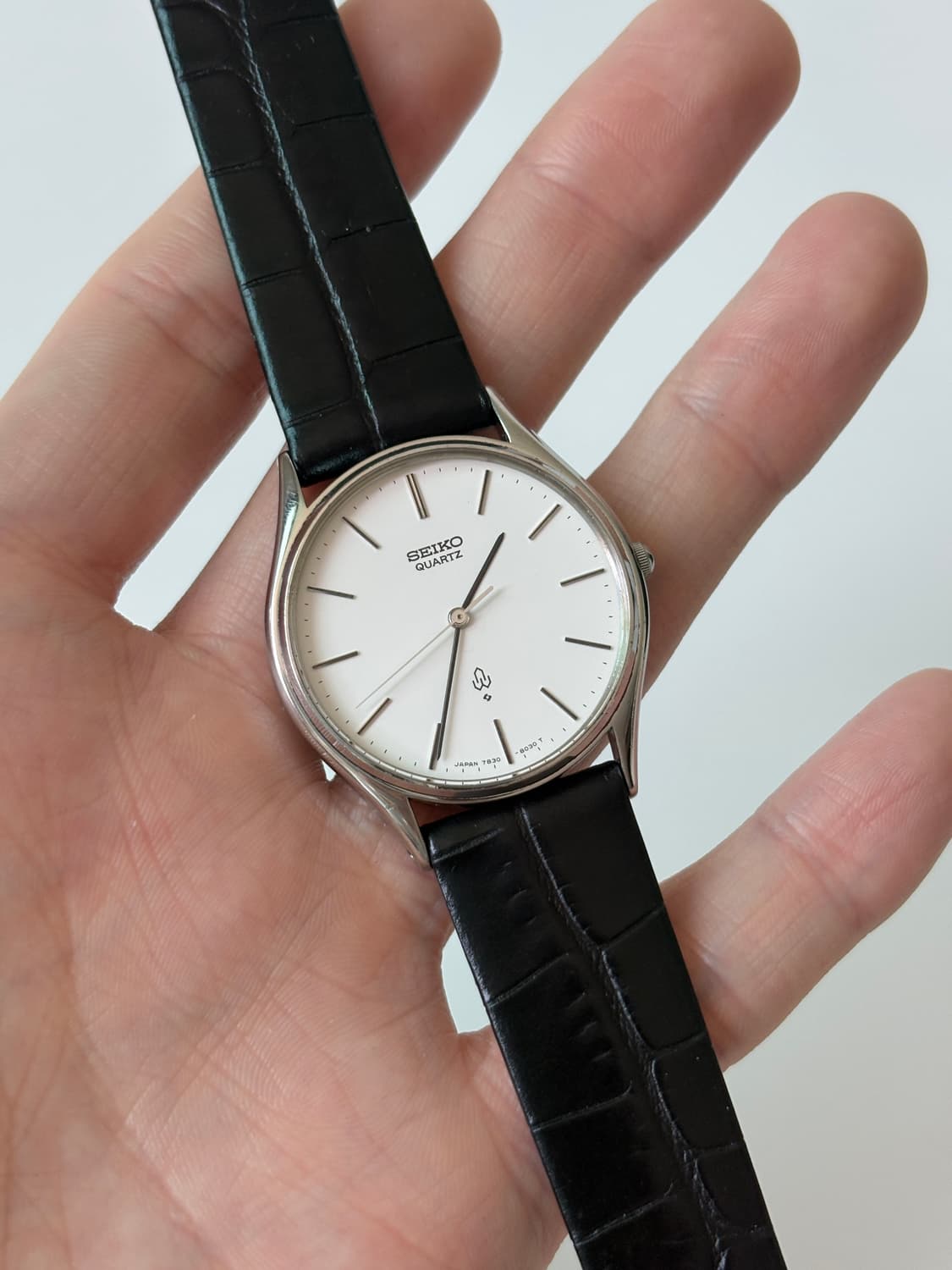 세이코 1980년대 Chariot 실버 쿼츠 남성 상품이미지1