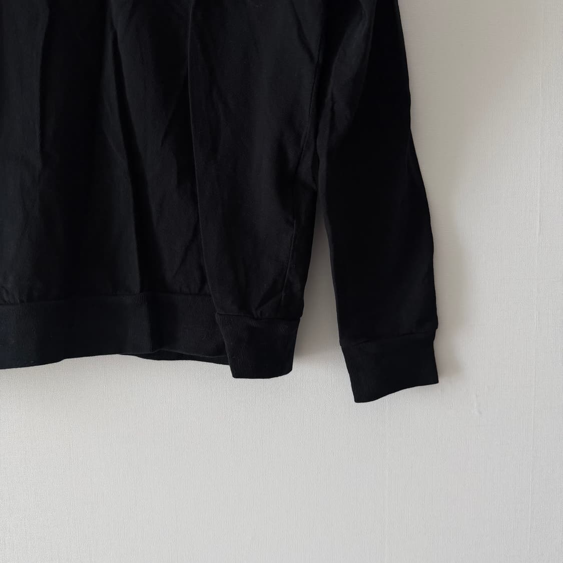 캐피탈 18.5 저지 하이넥 롱슬리브 티셔츠 킬러 자수 블랙 상품이미지4