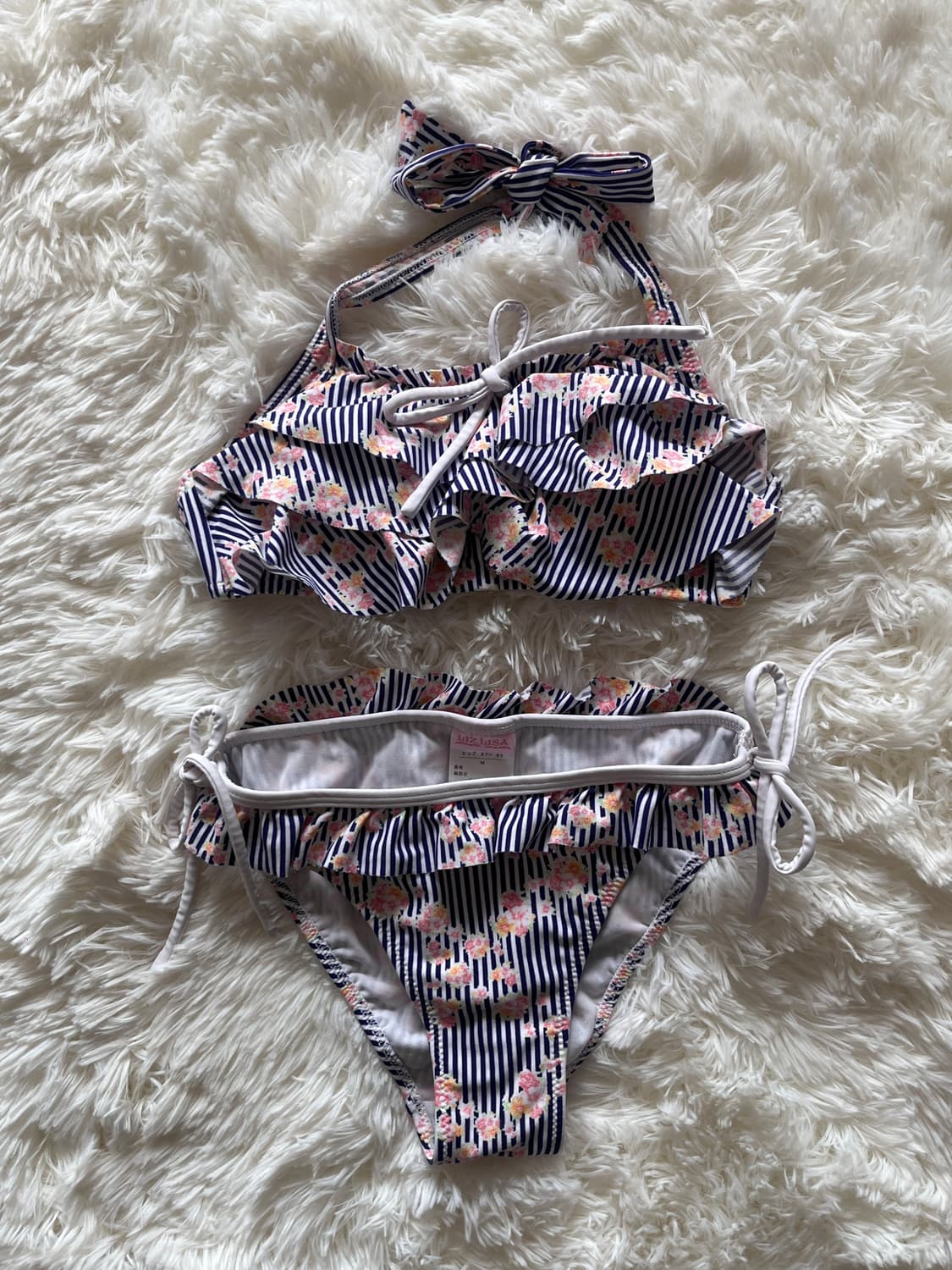 (초희귀) 리즈리사 쓰리피스 수영복 세트 프릴 롬퍼 비키니 스윔수트 상품이미지9