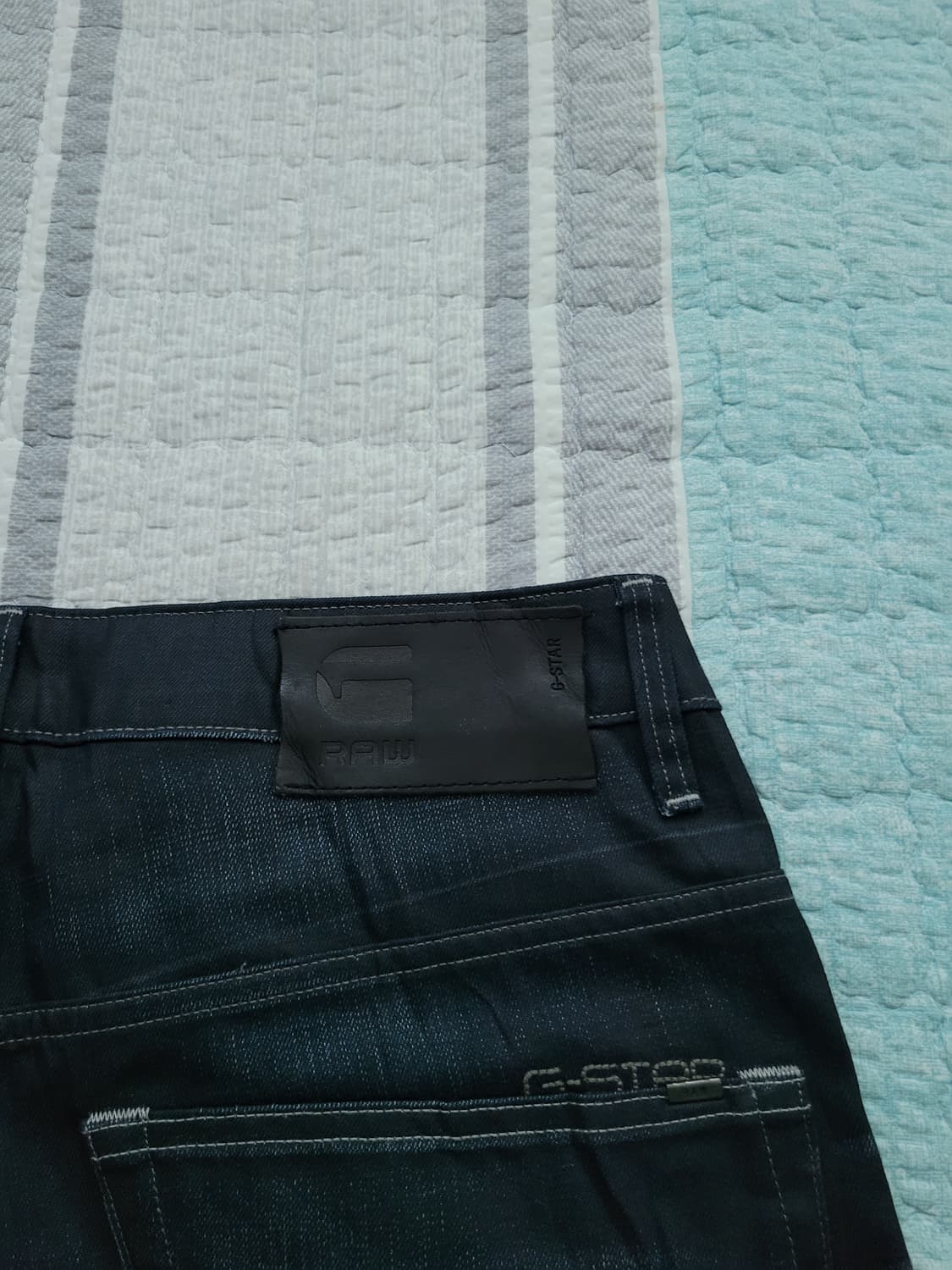 지스타로우 Gstarraw. 3301 다크블루워싱 반코팅진. 32사이즈 상품이미지8