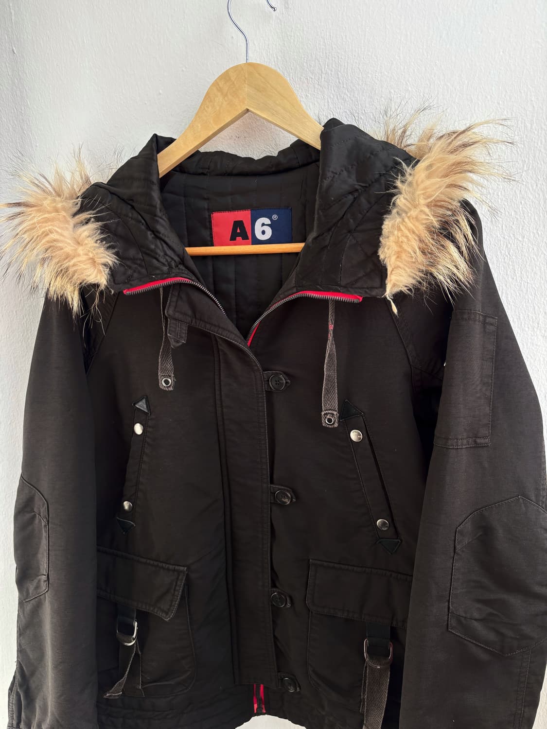 Vintage A6 Fur-Trim Hood Jacket 상품이미지2