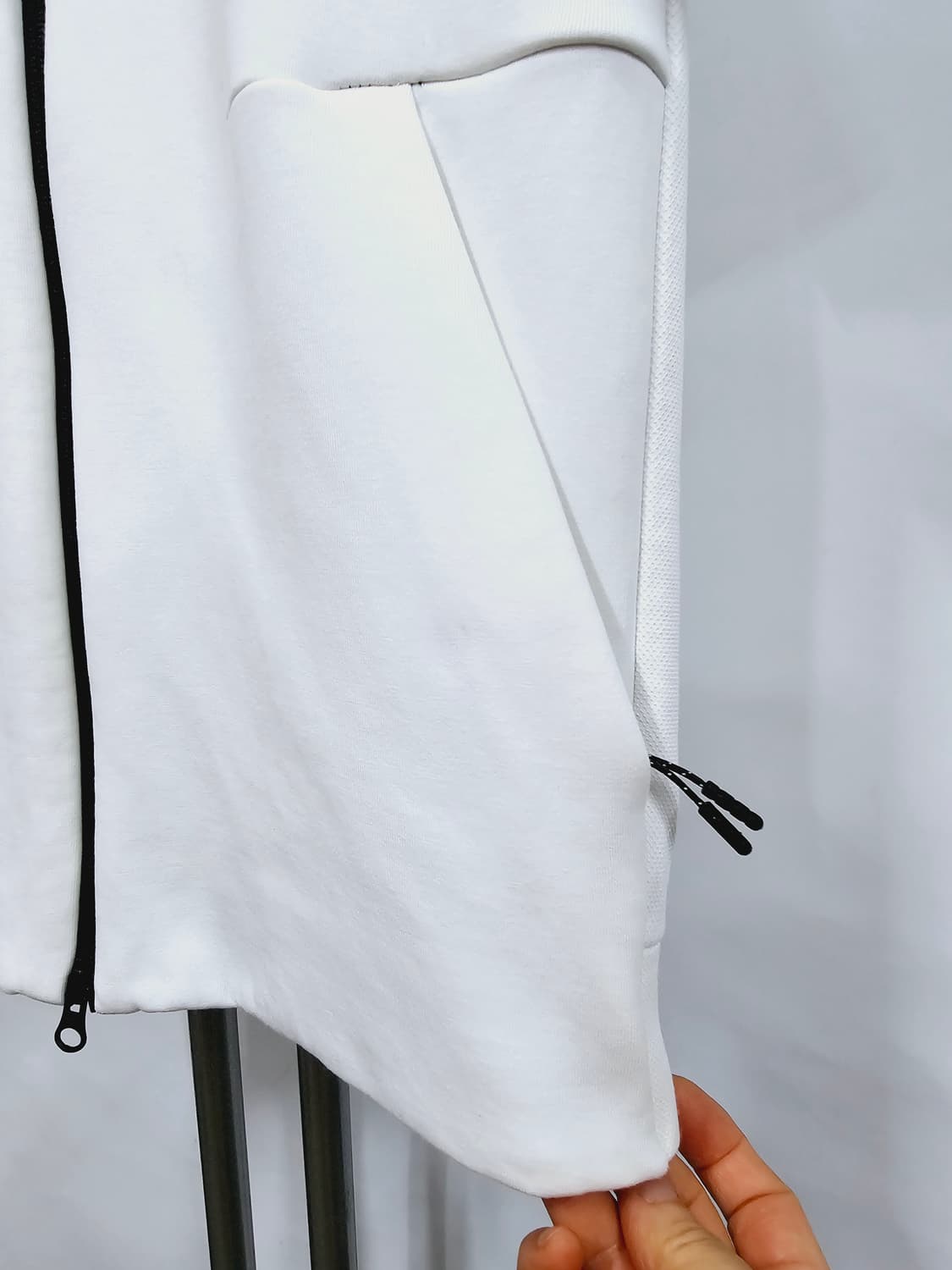 아디다스 코튼  후드 반팔집업 운동복 95 상품이미지4