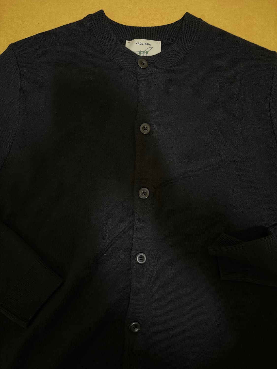 헨리코튼 라운드넥 가디건 블랙 (95) 상품이미지3