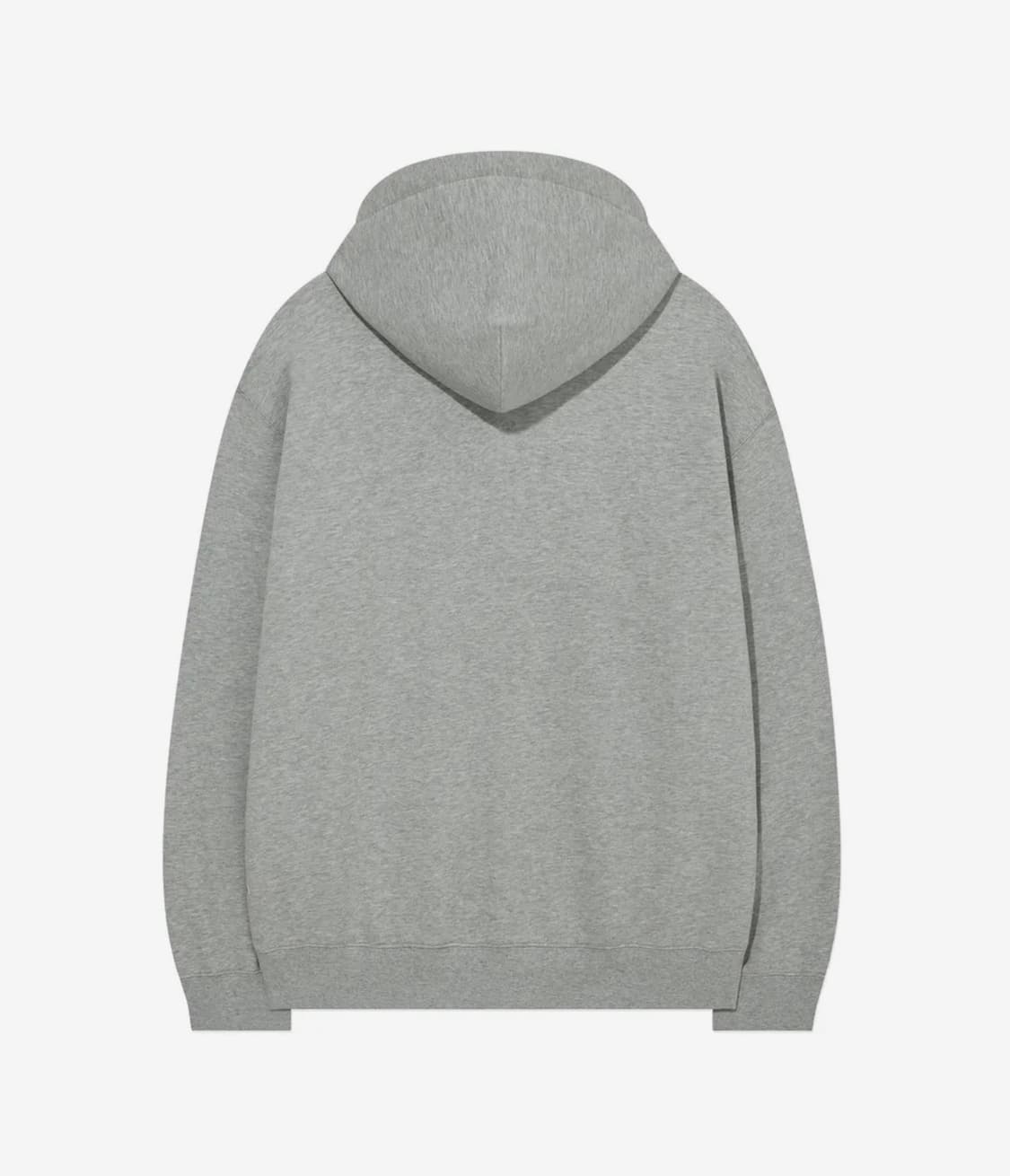 [새상품] L) 커버낫 C 로고 후드집업 멜란지 그레이 상품이미지2