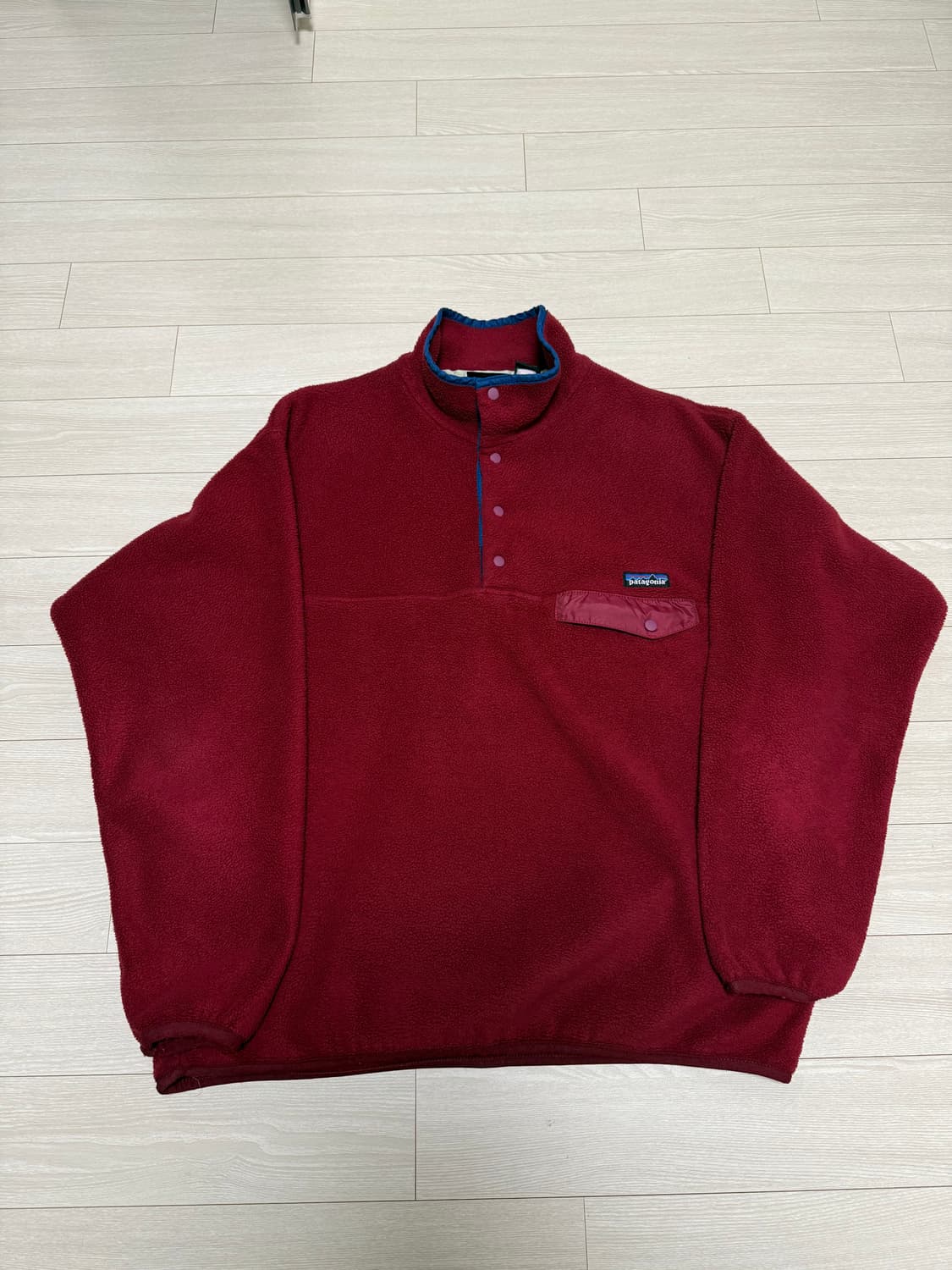 96s 파타고니아 신칠라 버건디/블루 L사이즈 상품이미지1
