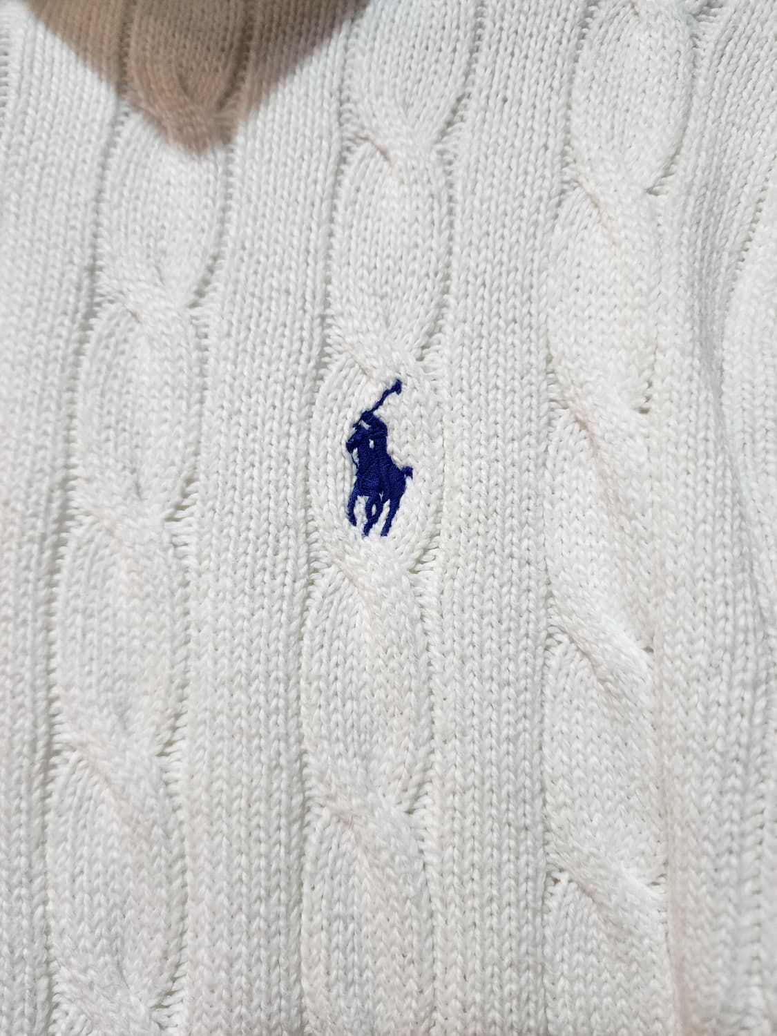 폴로 랄프로렌 케이블 니트 반팔 M 상품이미지3