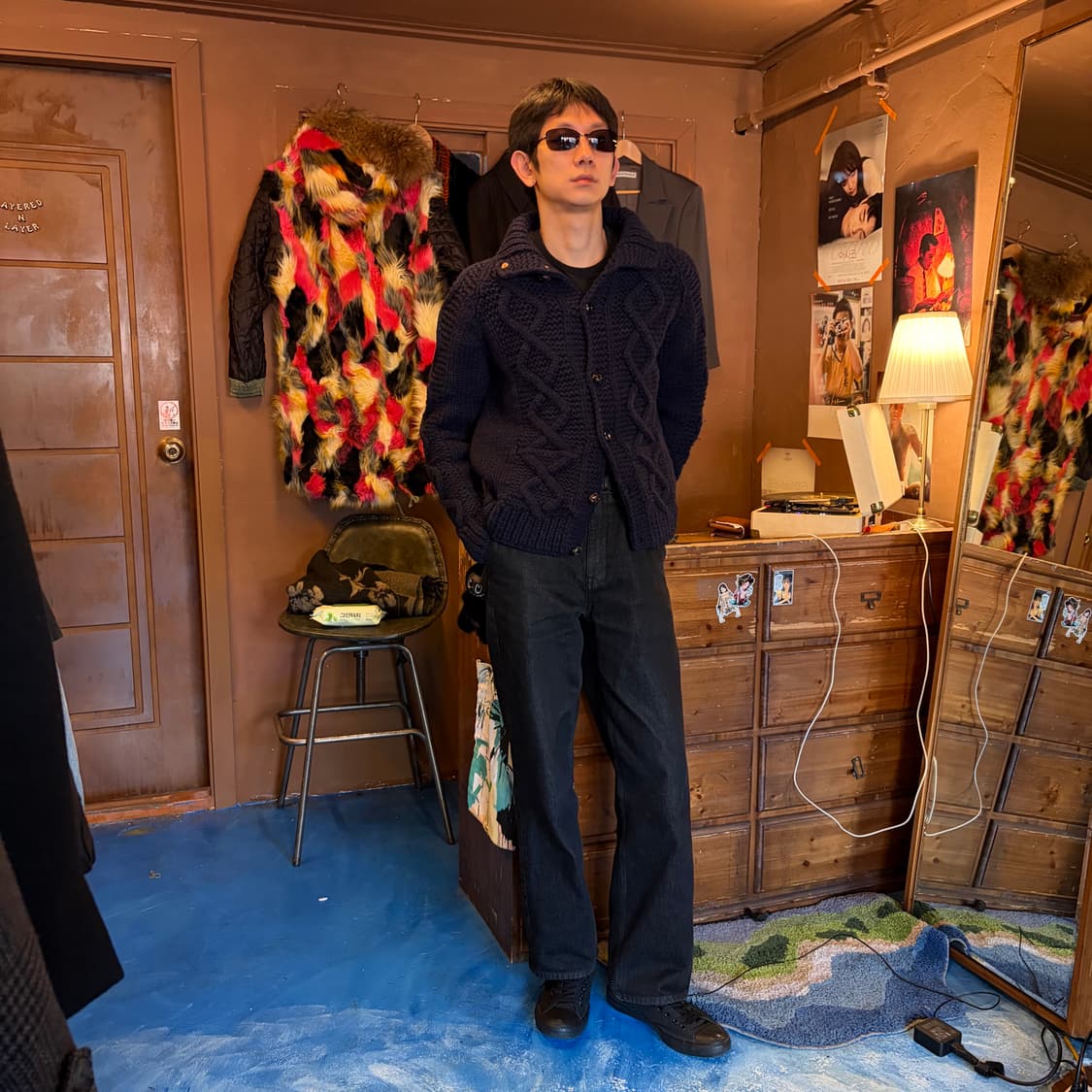 CANADIAN SWEATER HEAVY WOOL CARDIGAN 상품이미지1