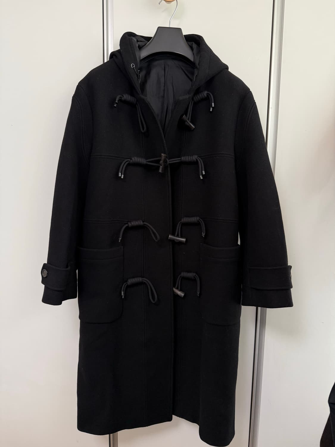 데이몬지져스 캐시미어 블랙 더플 코트 m 상품이미지2