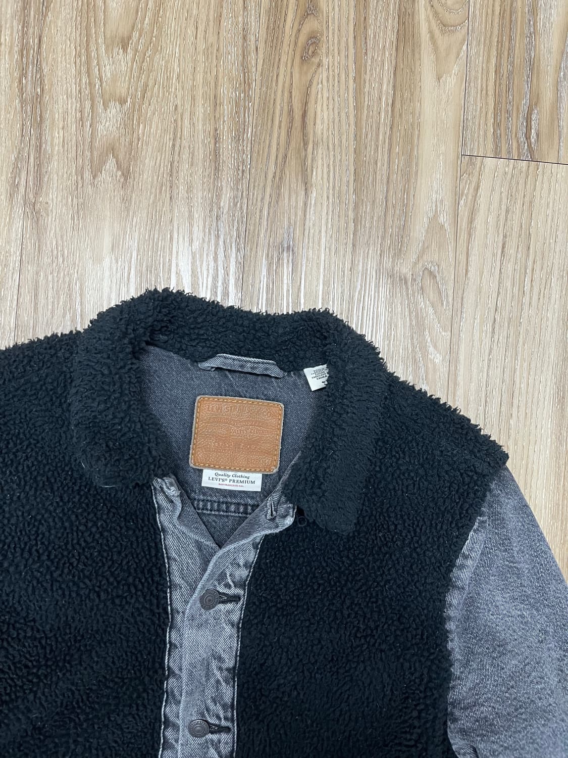 리바이스 변형 쉐르파 트러커 데님 자켓 M 상품이미지4
