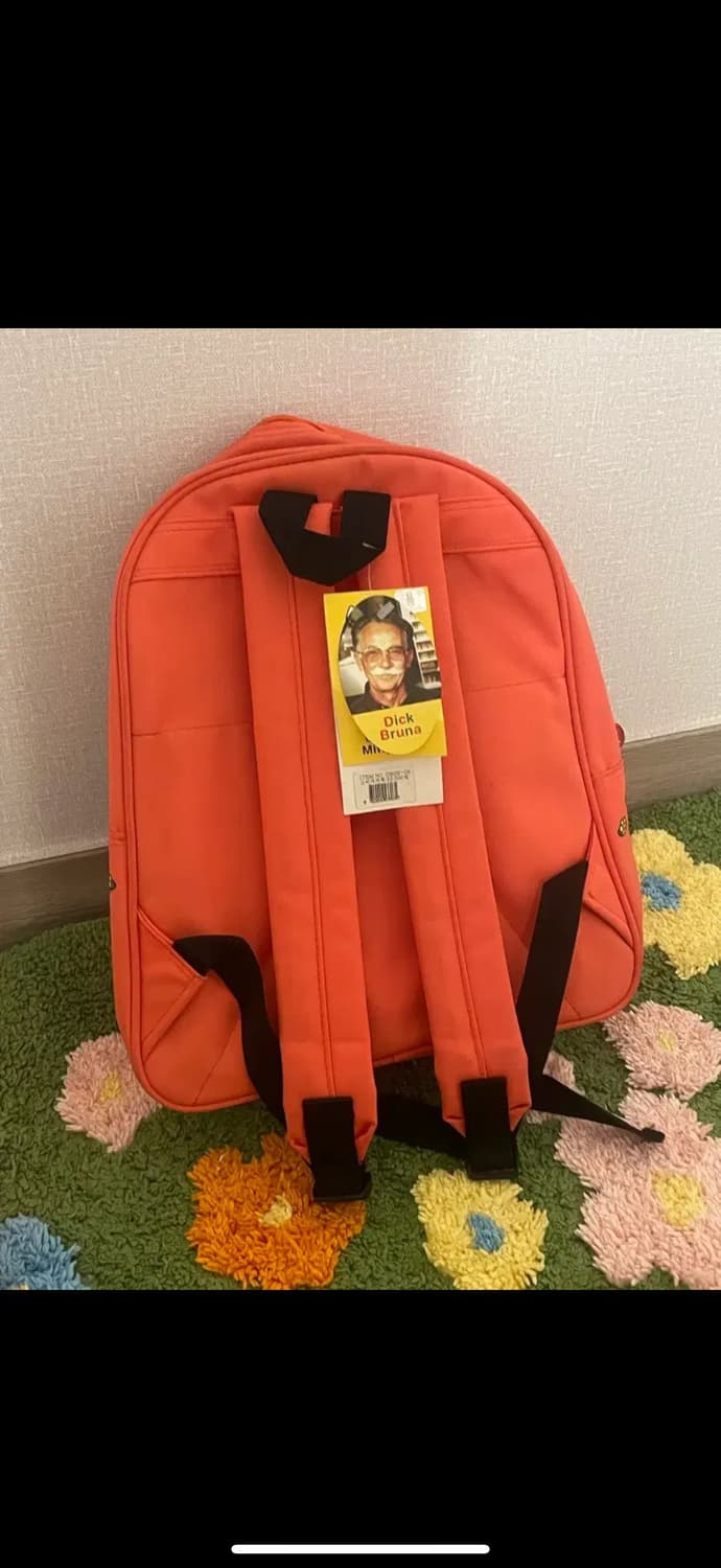 빈티지  오렌지 미피 백팩 상품이미지4