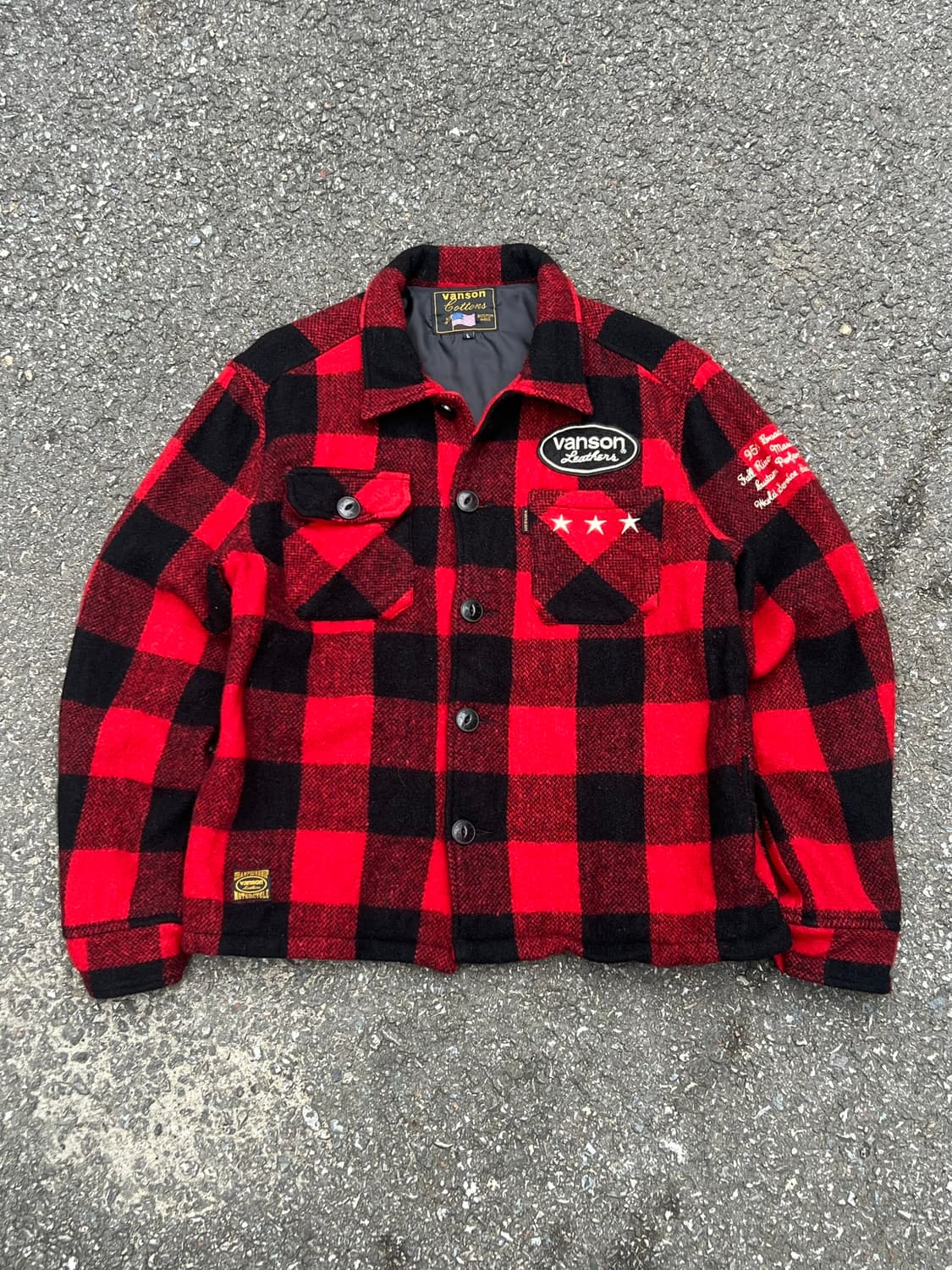 Vanson Leathers Flannel Jacket 상품이미지2